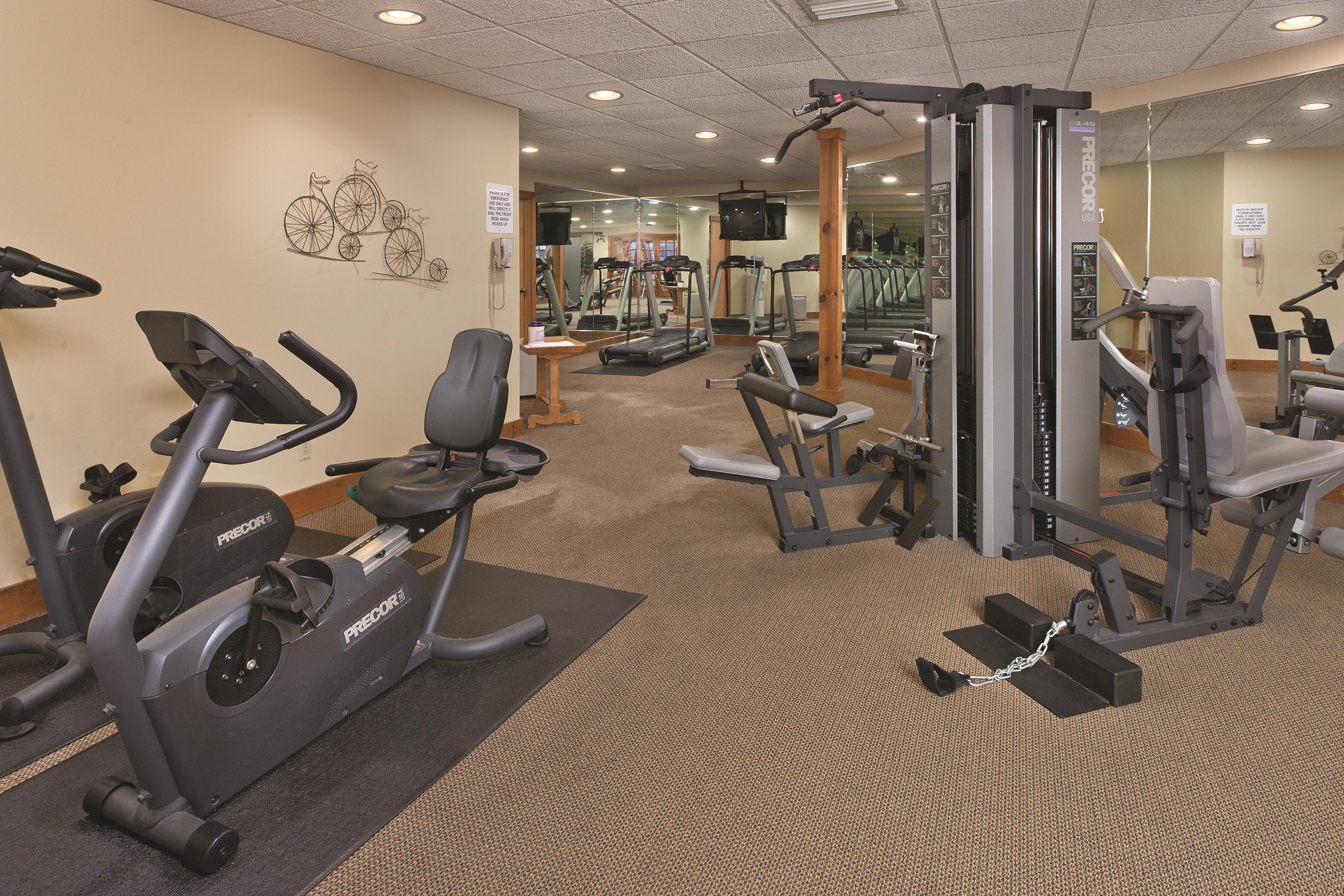 Health club at WorldMark Galena in Galena, Illinois