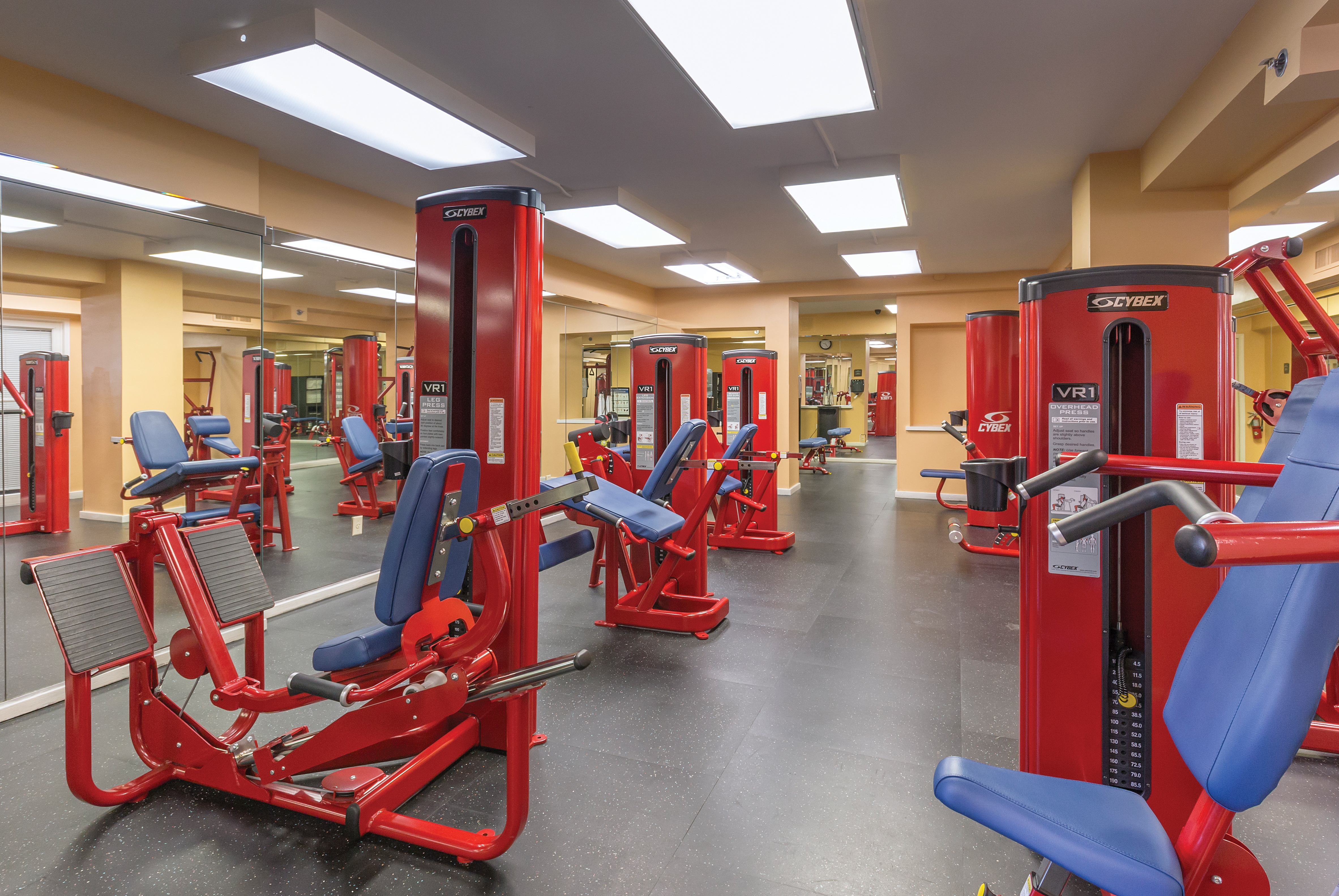 Fitness room at Club Wyndham Avenue Plaza in New Orleans, Louisiana