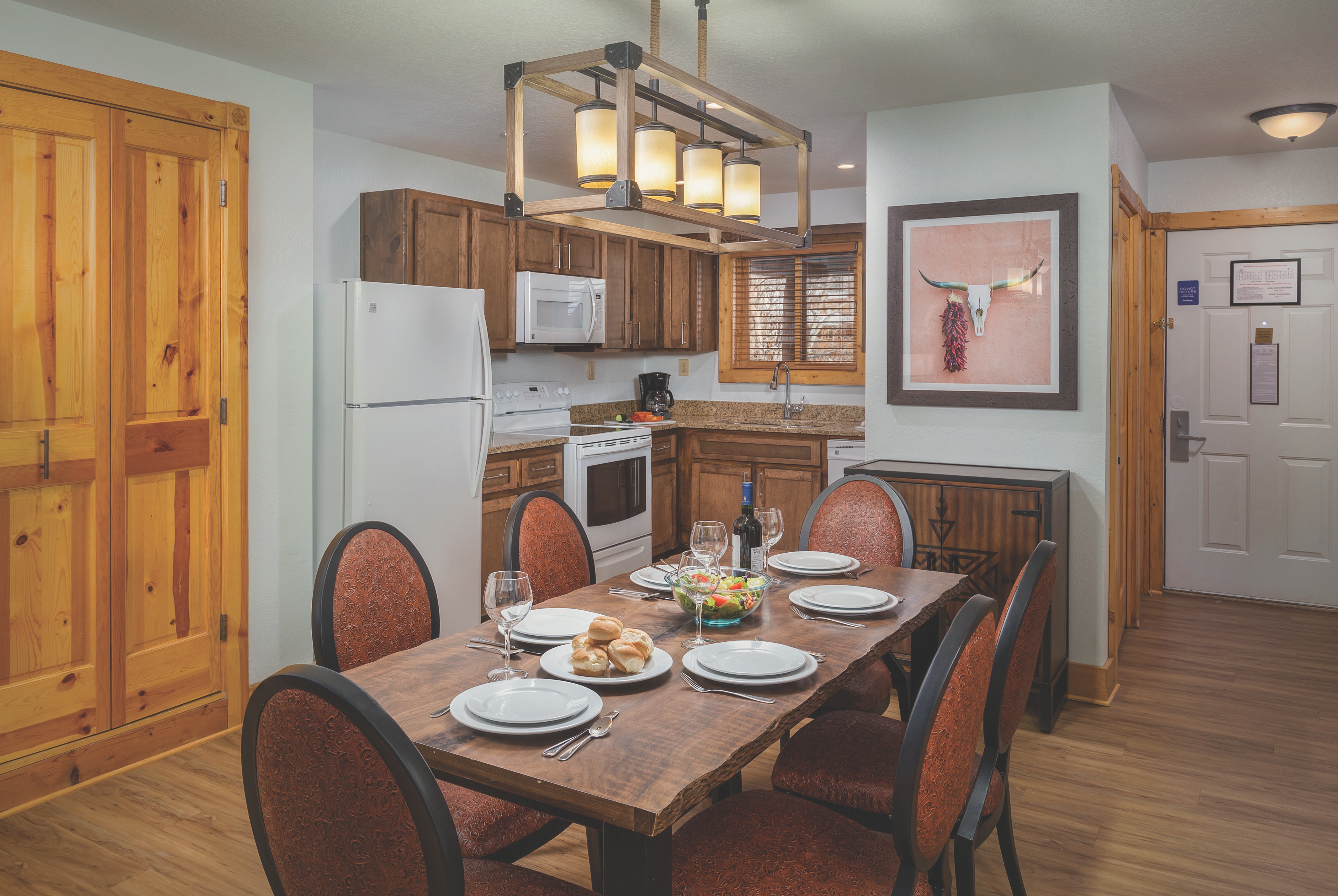 Guest room at the WorldMark Red River in Red River, New Mexico