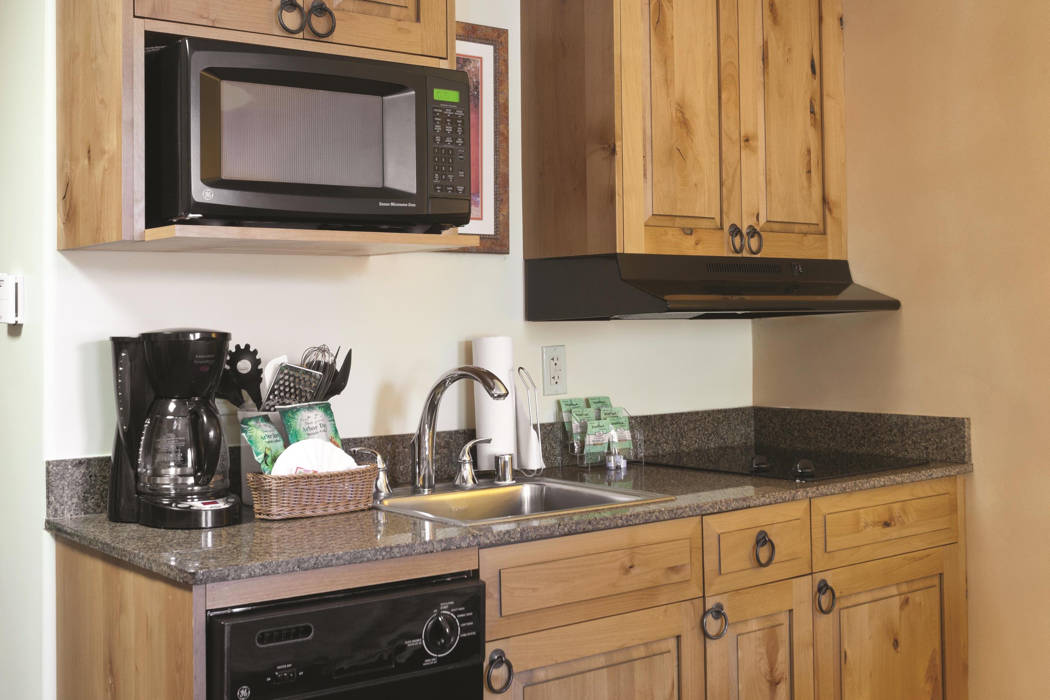 Guest room kitchen at WorldMark Santa Fe in Santa Fe, New Mexico