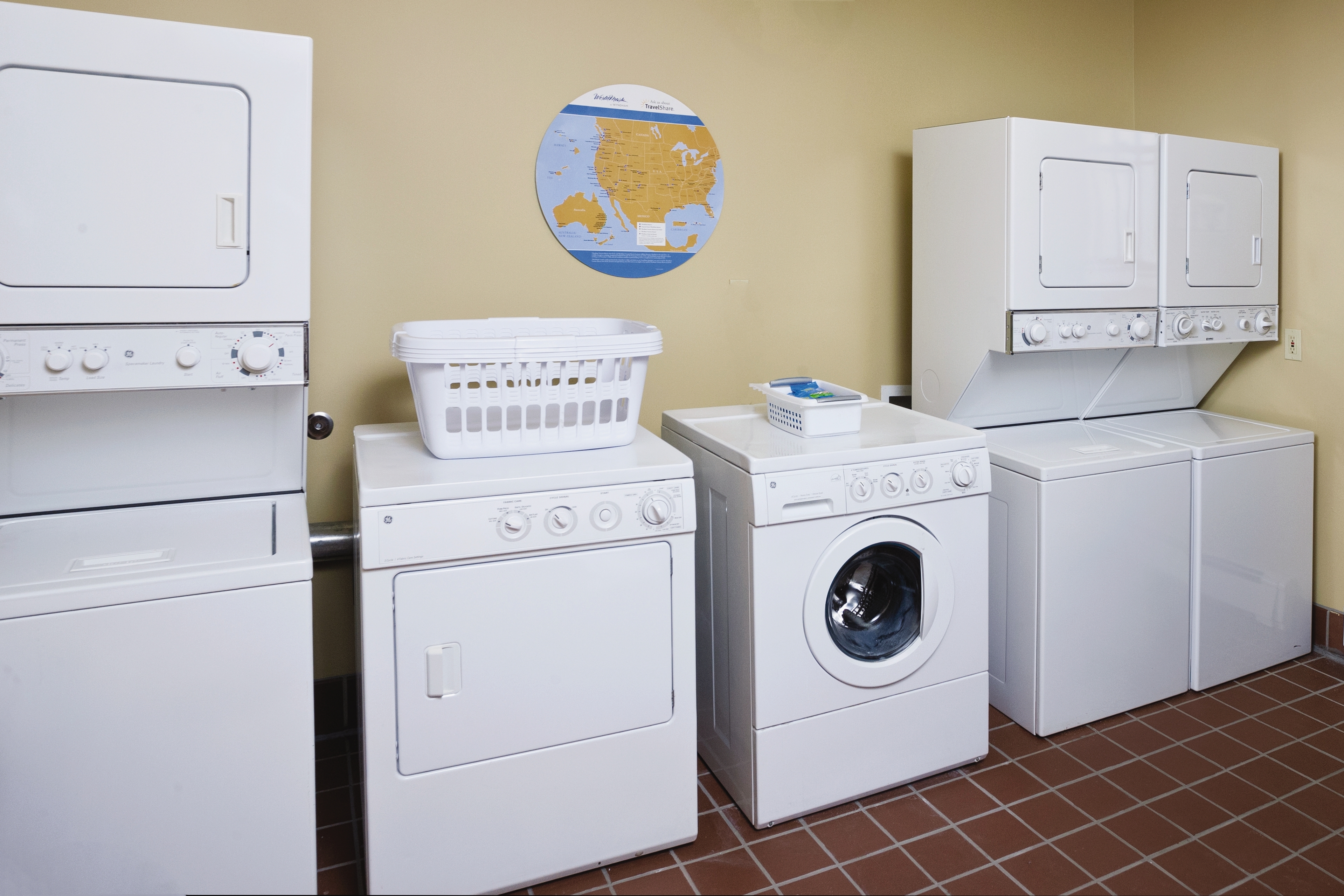 Laundry facilities at WorldMark Santa Fe in Santa Fe, New Mexico