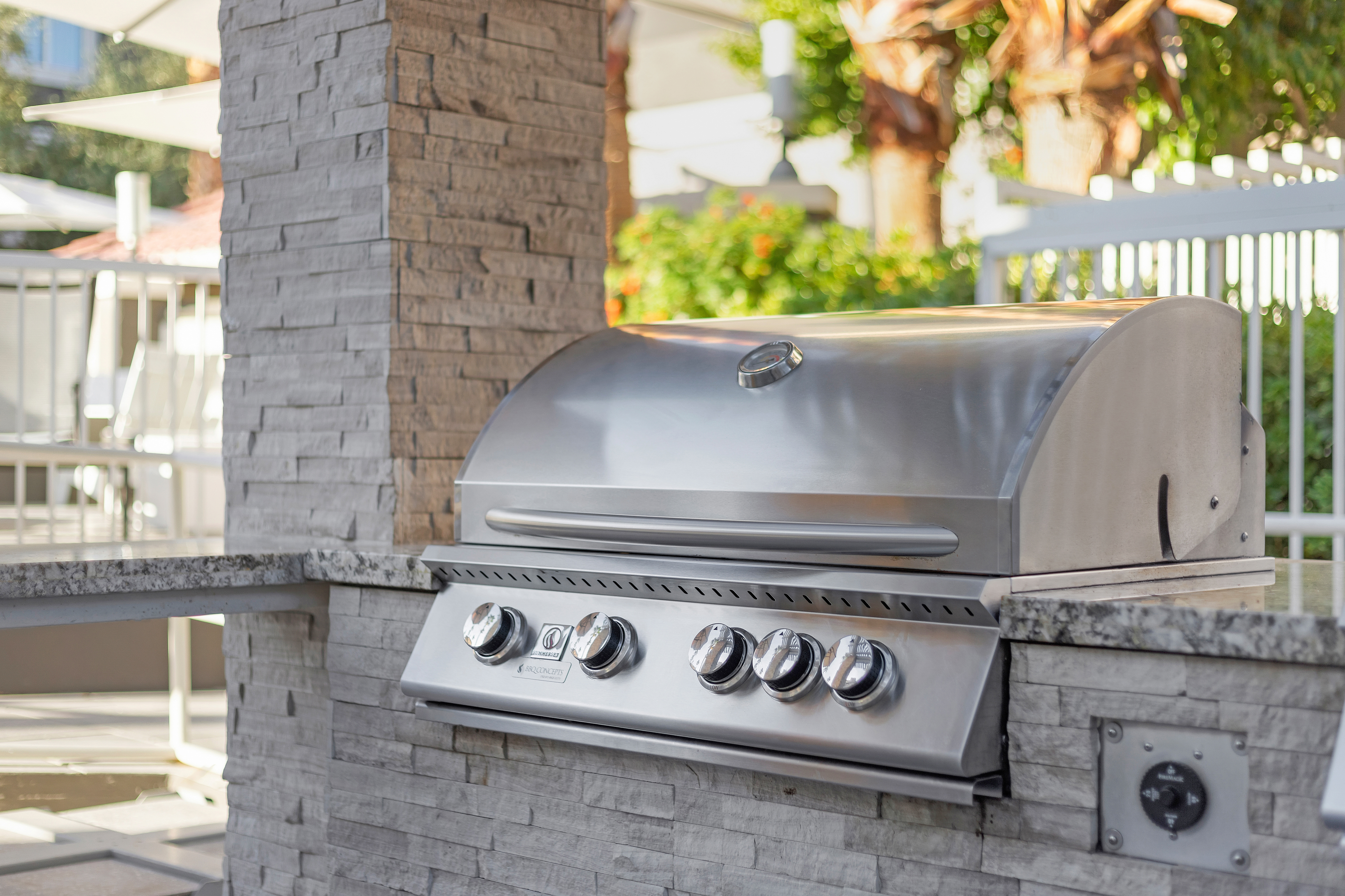BBQ grill at Club Wyndham Desert Rose Resort in Las Vegas, Nevada