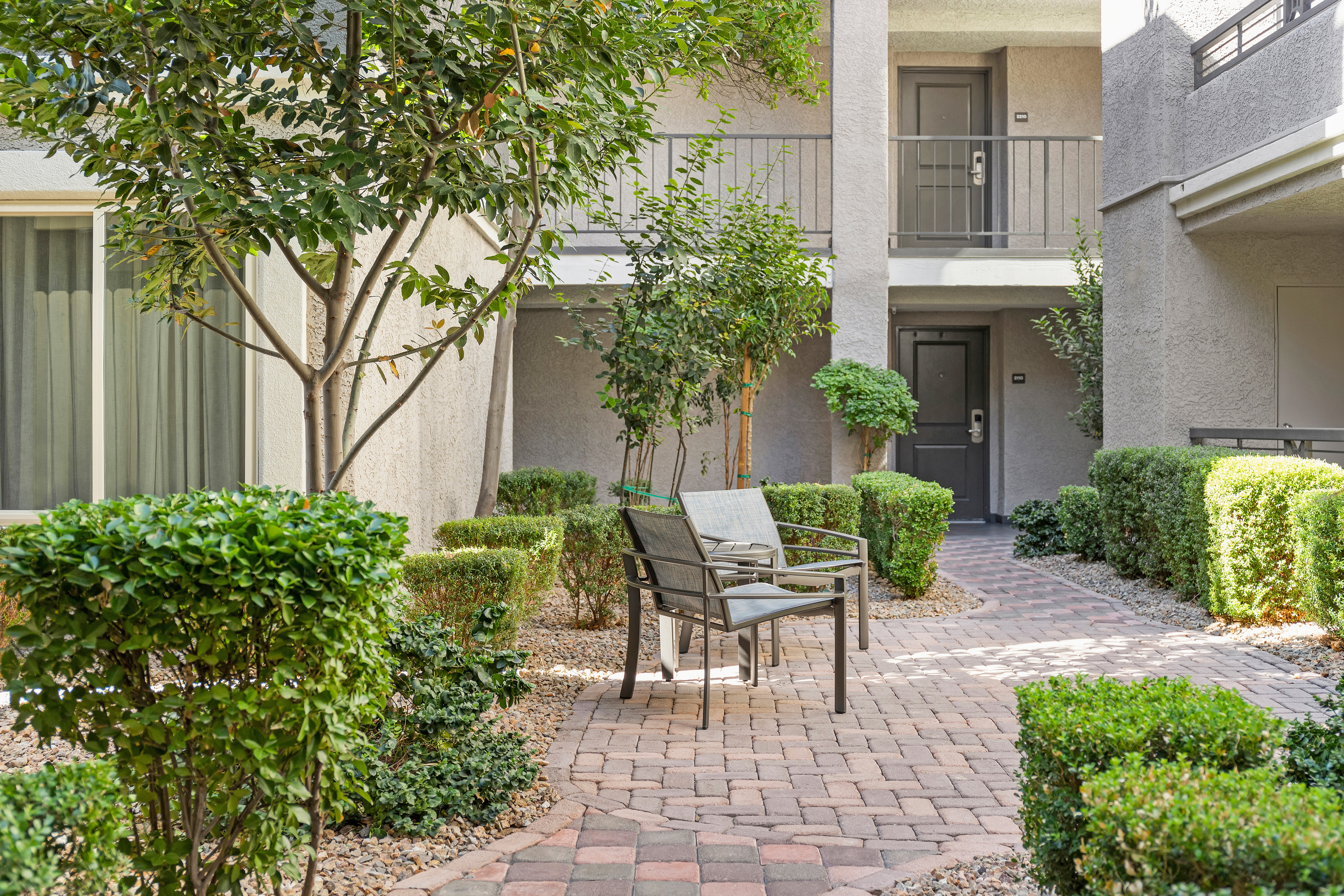 Courtyard at Club Wyndham Desert Rose Resort in Las Vegas, Nevada