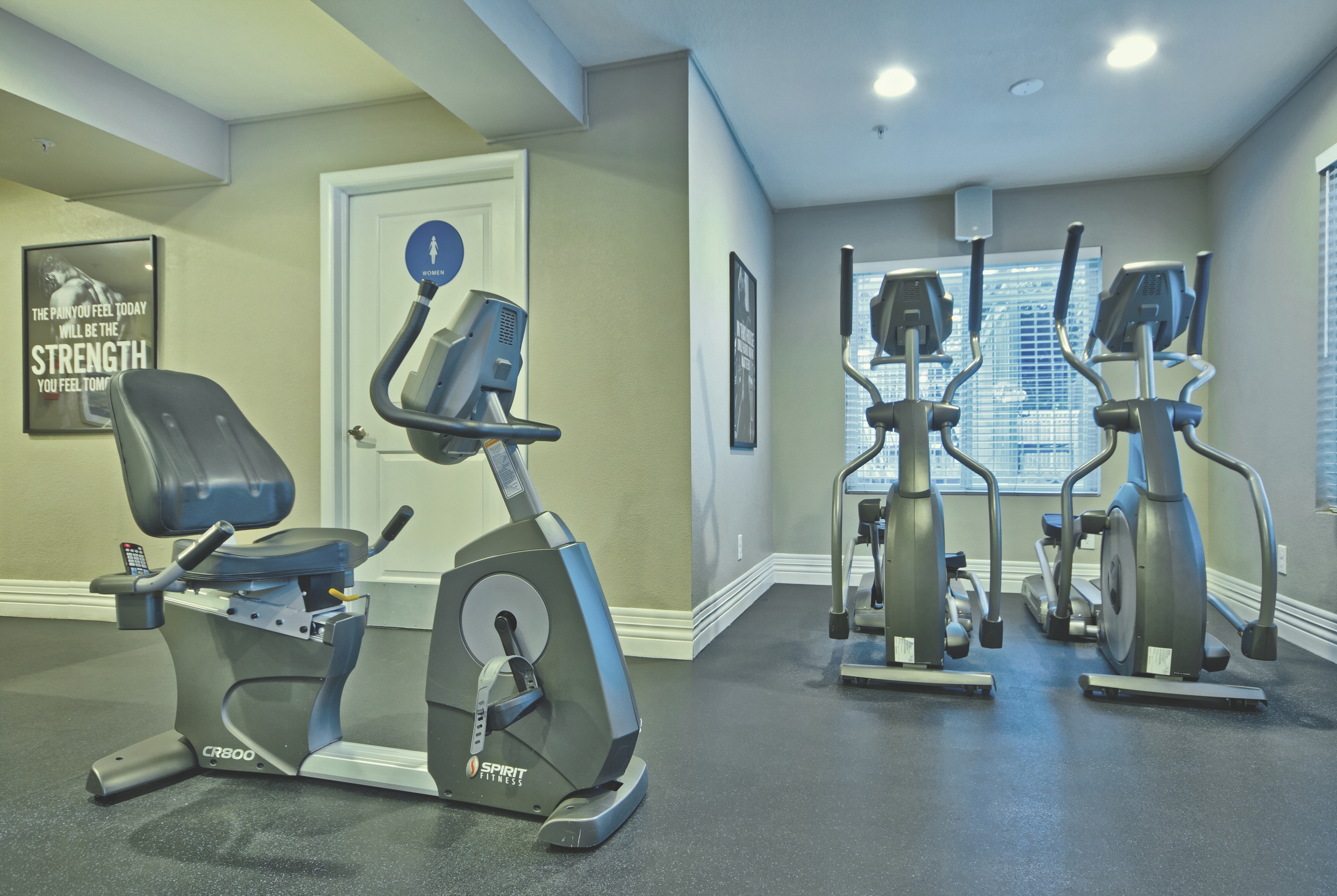 Fitness room at Club Wyndham Desert Rose Resort in Las Vegas, Nevada