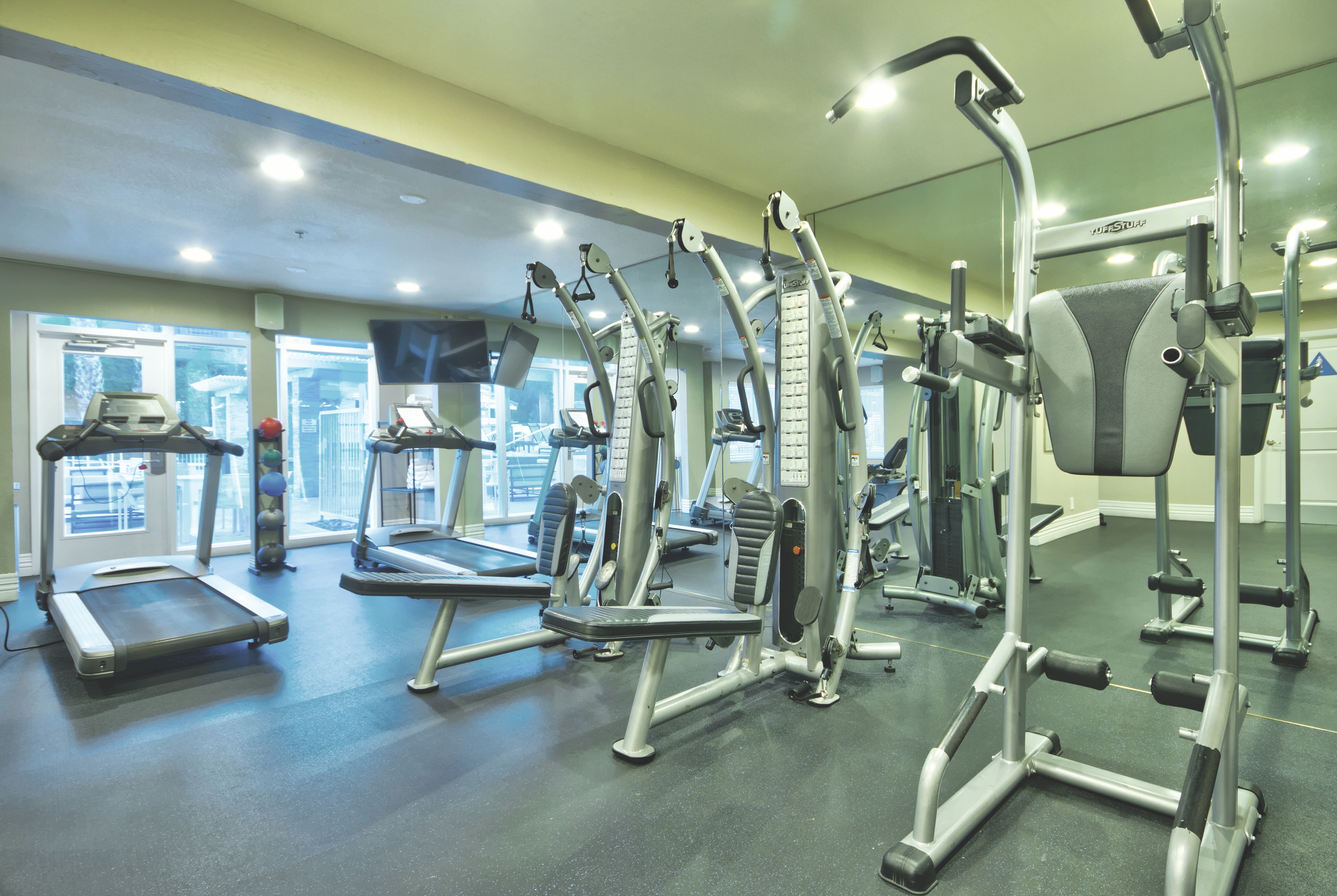 Fitness room at Club Wyndham Desert Rose Resort in Las Vegas, Nevada