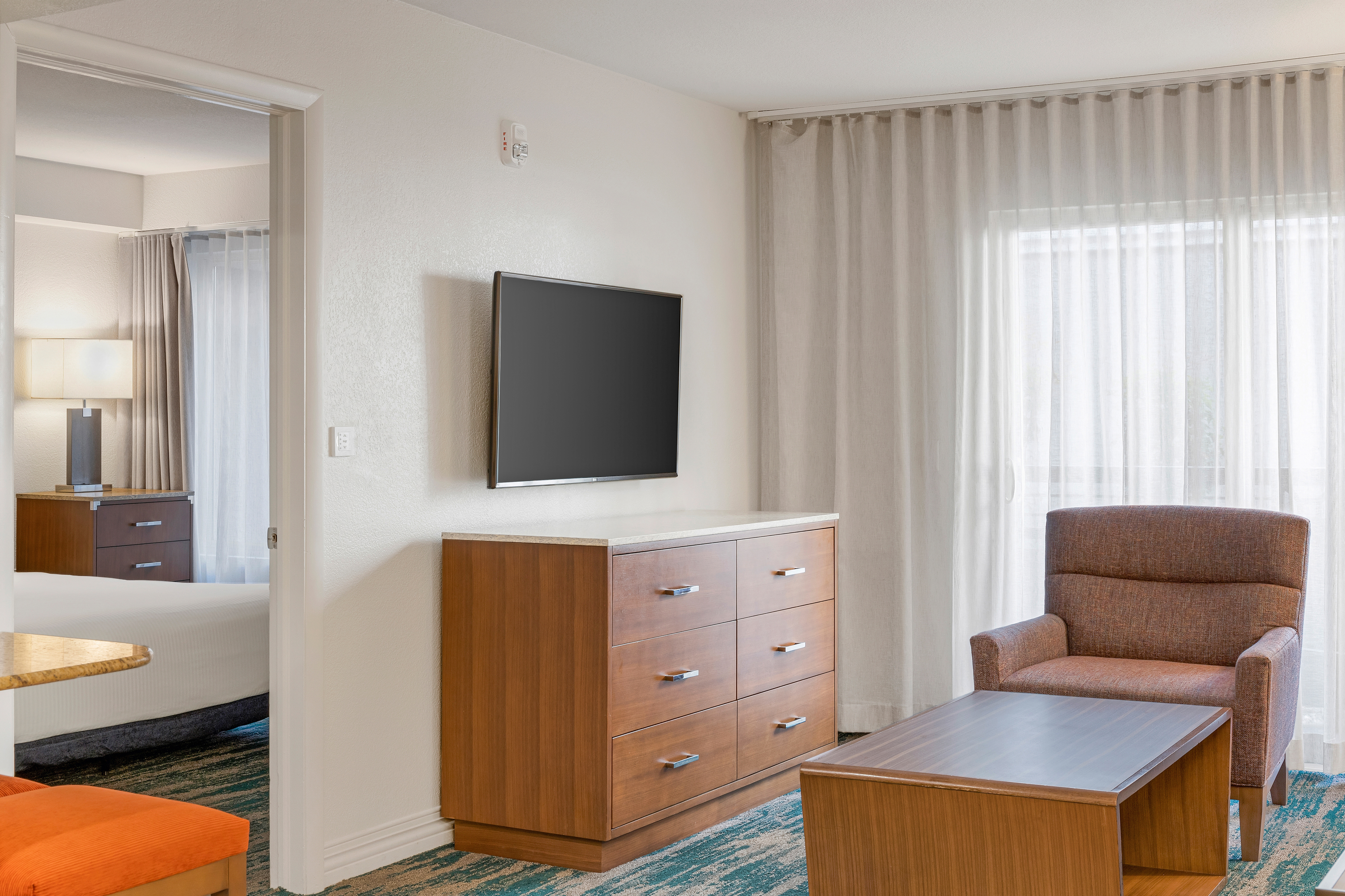 Guest room at the Club Wyndham Desert Rose Resort in Las Vegas, Nevada