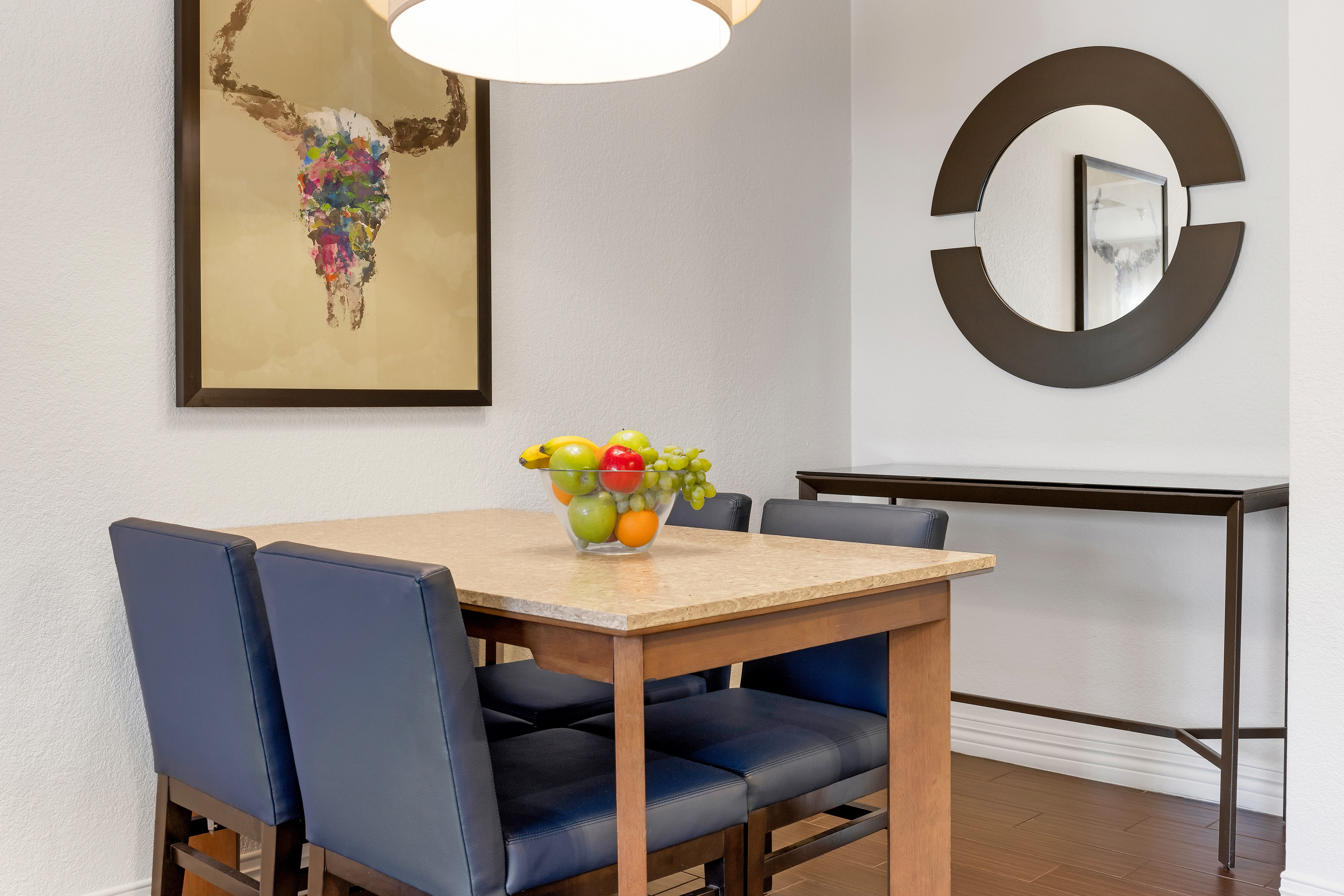 Guest room at the Club Wyndham Desert Rose Resort in Las Vegas, Nevada