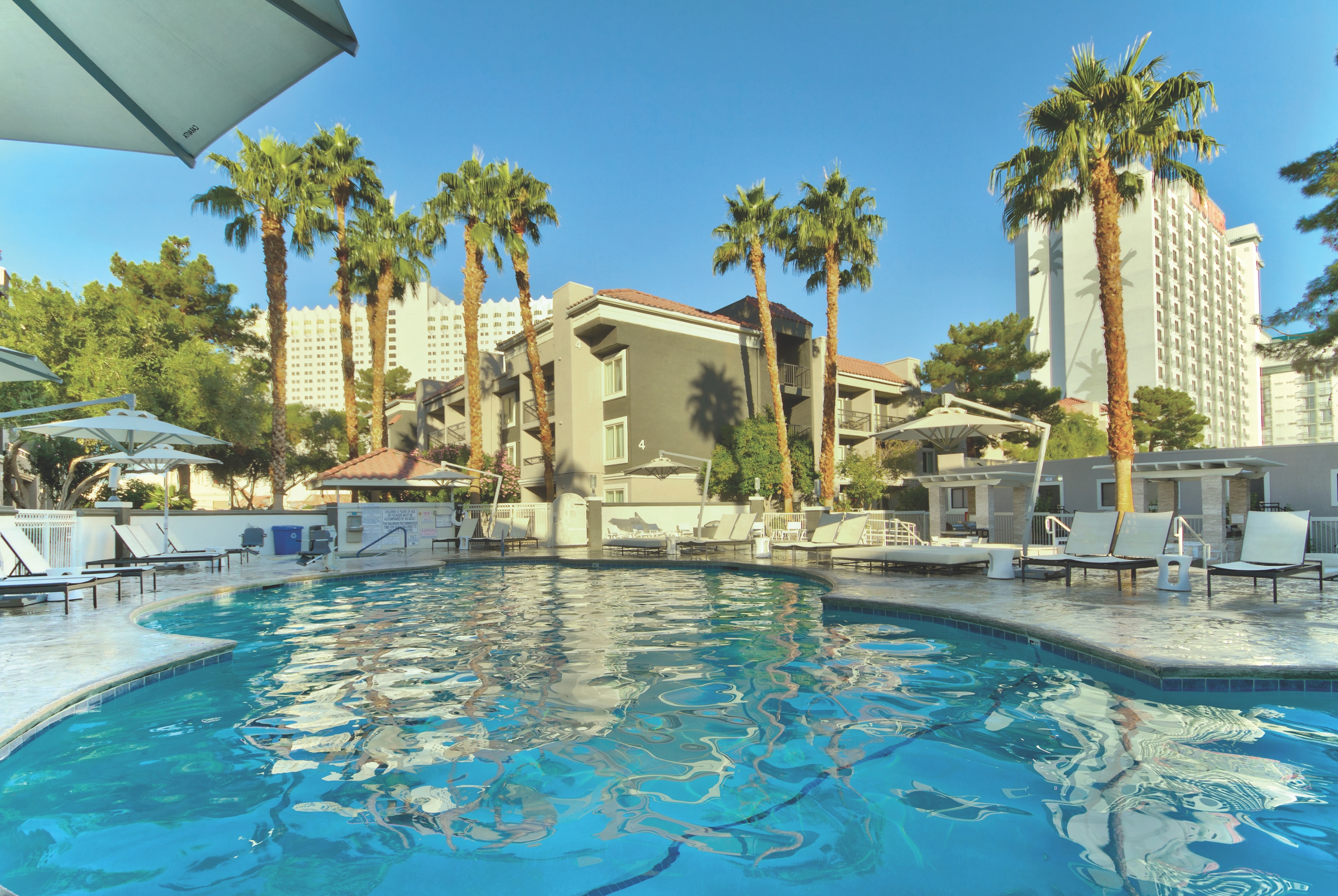 Pool at the Club Wyndham Desert Rose Resort in Las Vegas, Nevada