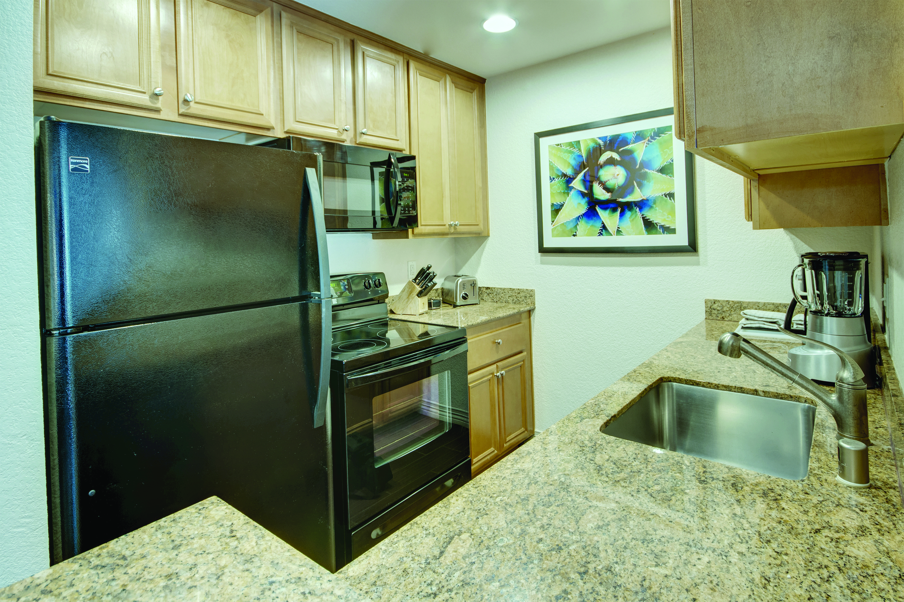 Guest room feature at the Club Wyndham Desert Rose Resort in Las Vegas, Nevada