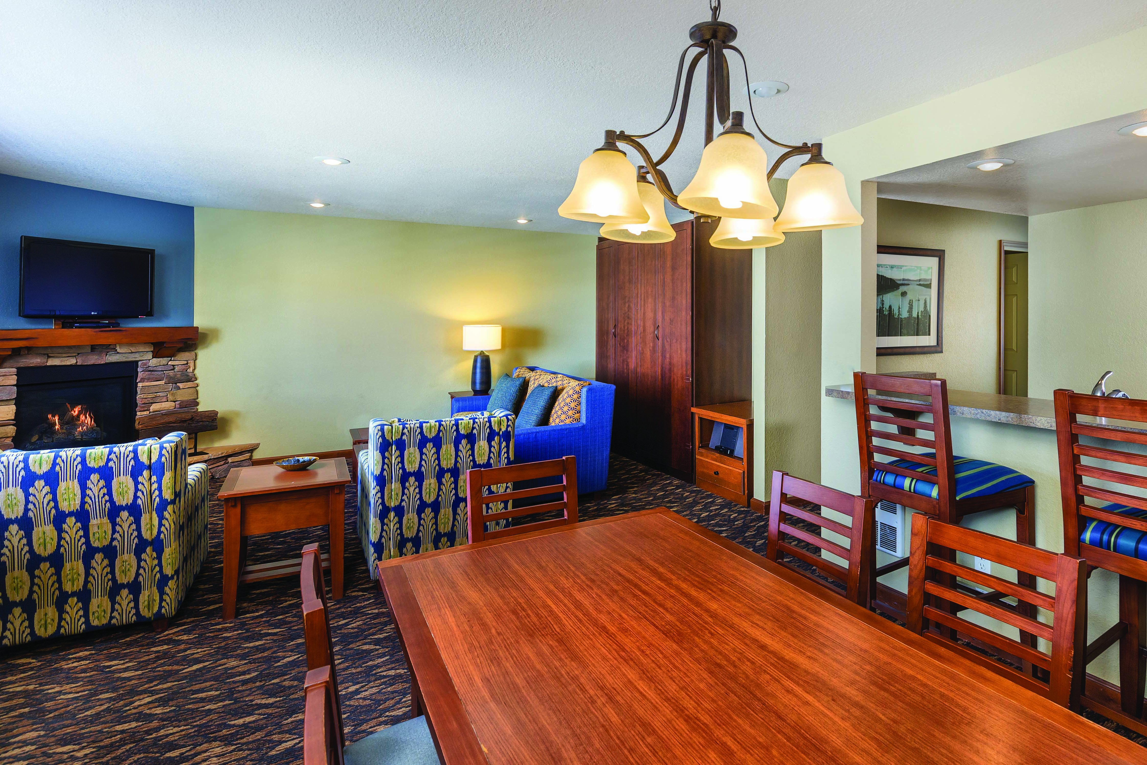 Guest room feature at the WorldMark Lake Tahoe in Stateline, Nevada