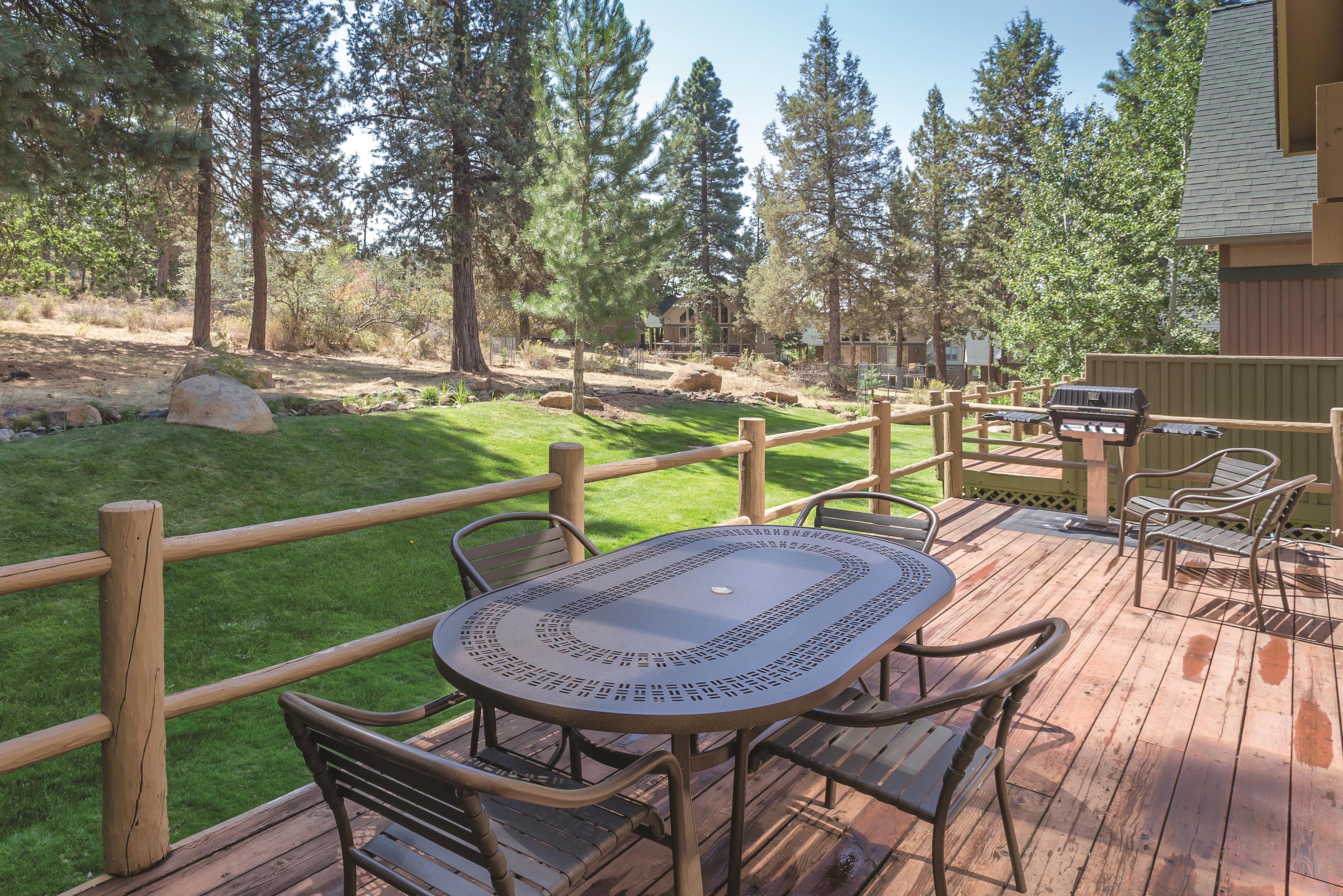 Guest room balcony at WorldMark Running Y in Klamath Falls, Oregon