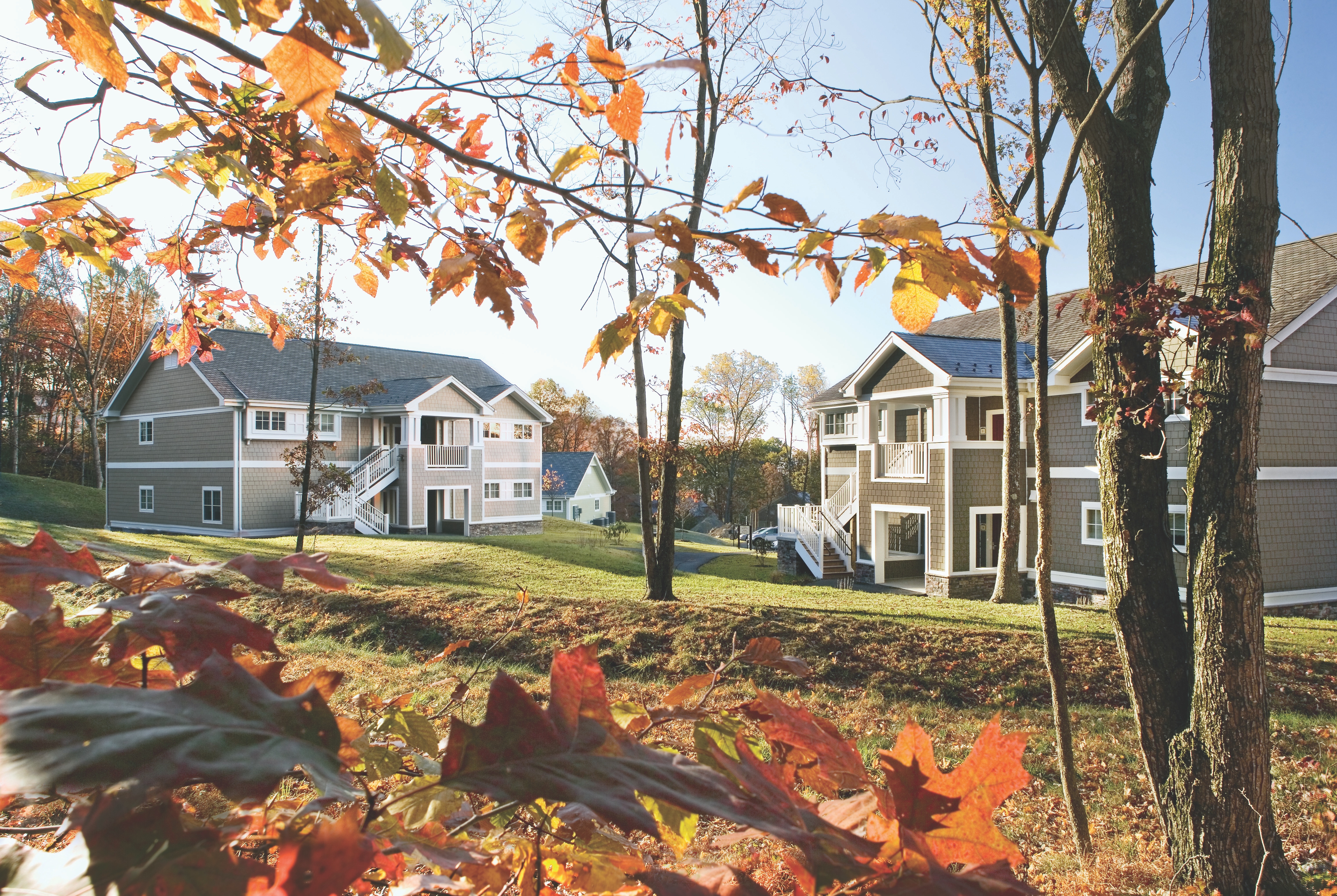 Exterior Day Image of Club Wyndham Shawnee Village hotel in East Stroudsburg, Pennsylvania