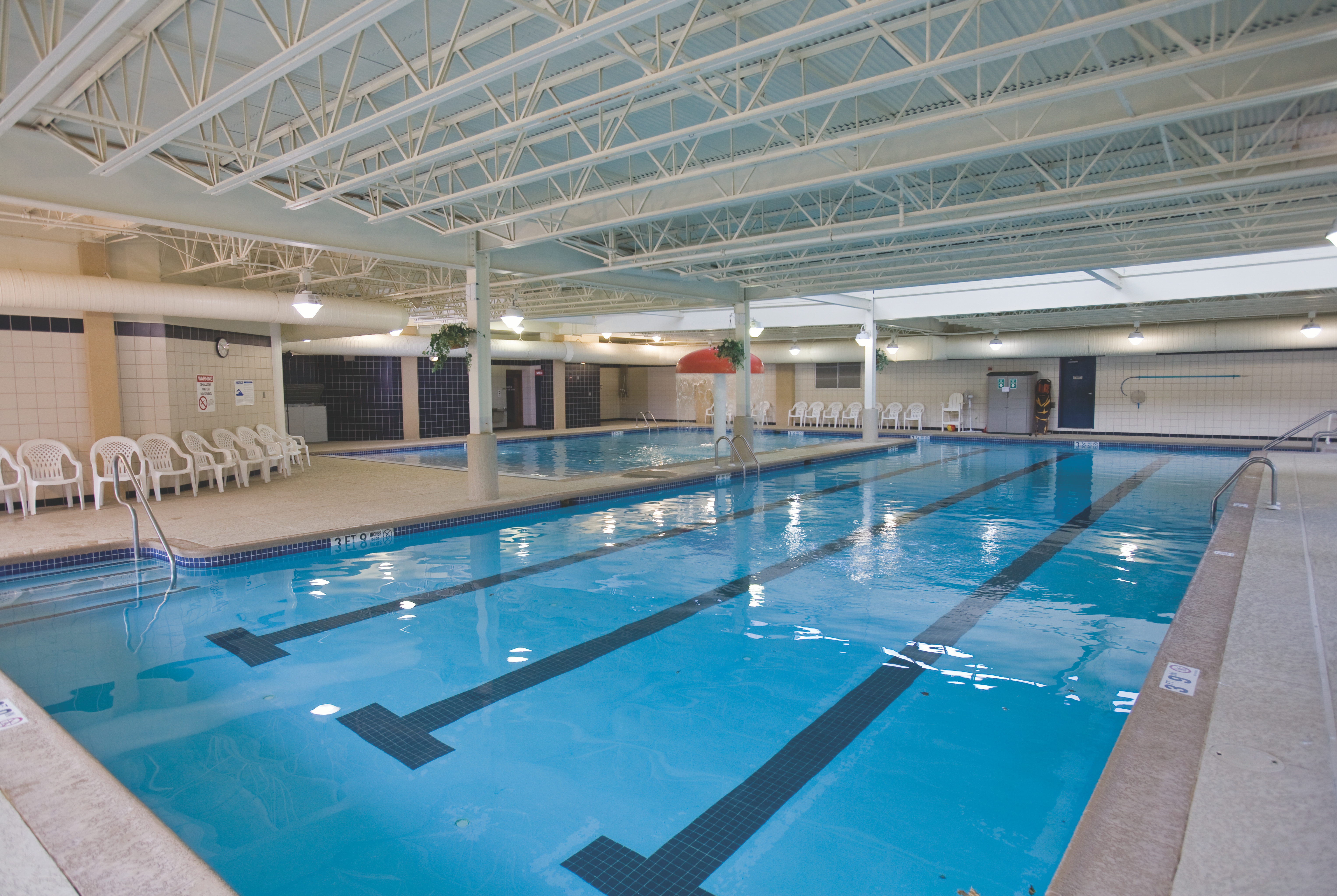Indoor pool at the Club Wyndham Shawnee Village in East Stroudsburg, Pennsylvania