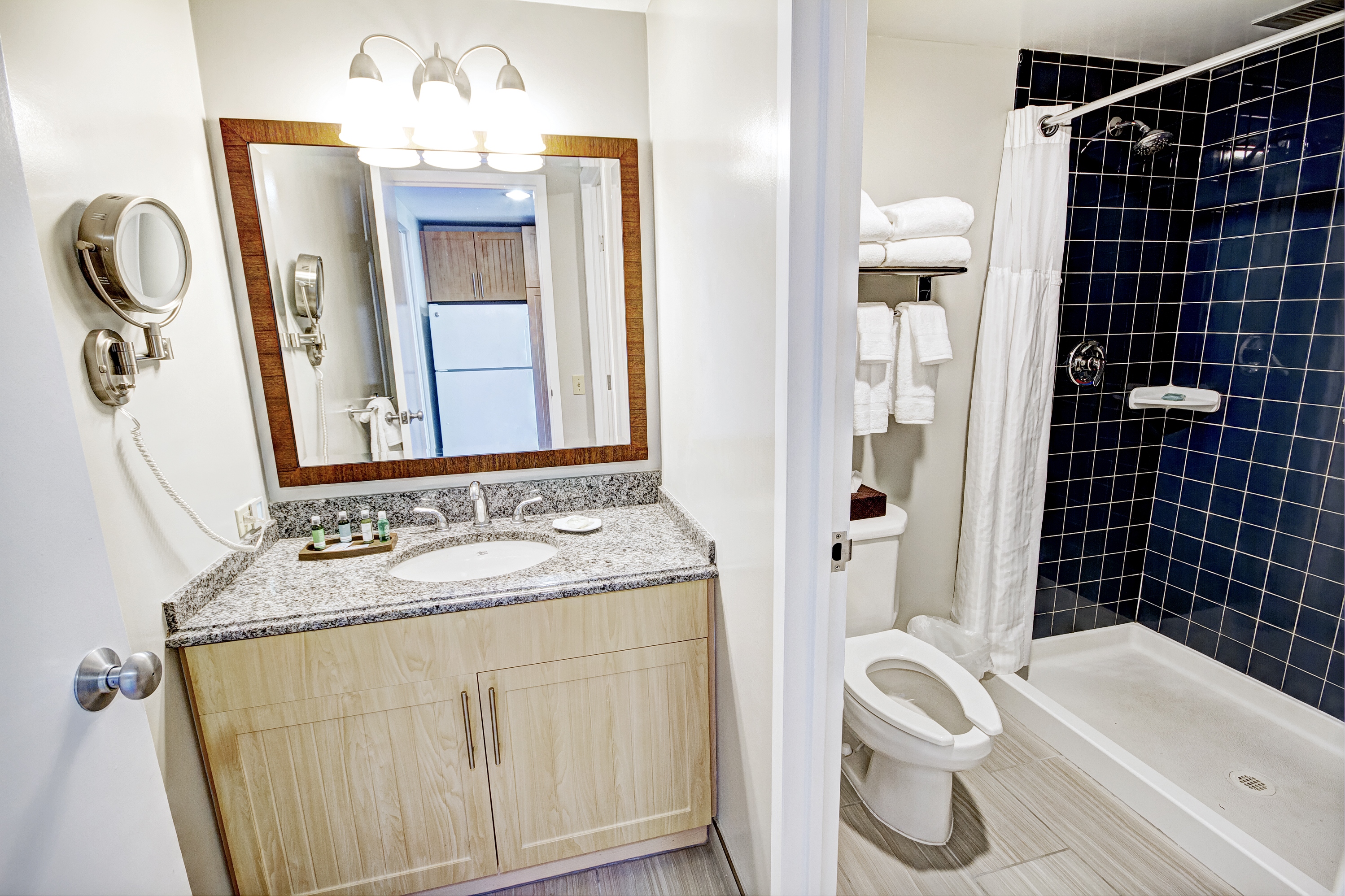 Guest room at the Club Wyndham Inn on the Harbor in Newport, Rhode Island