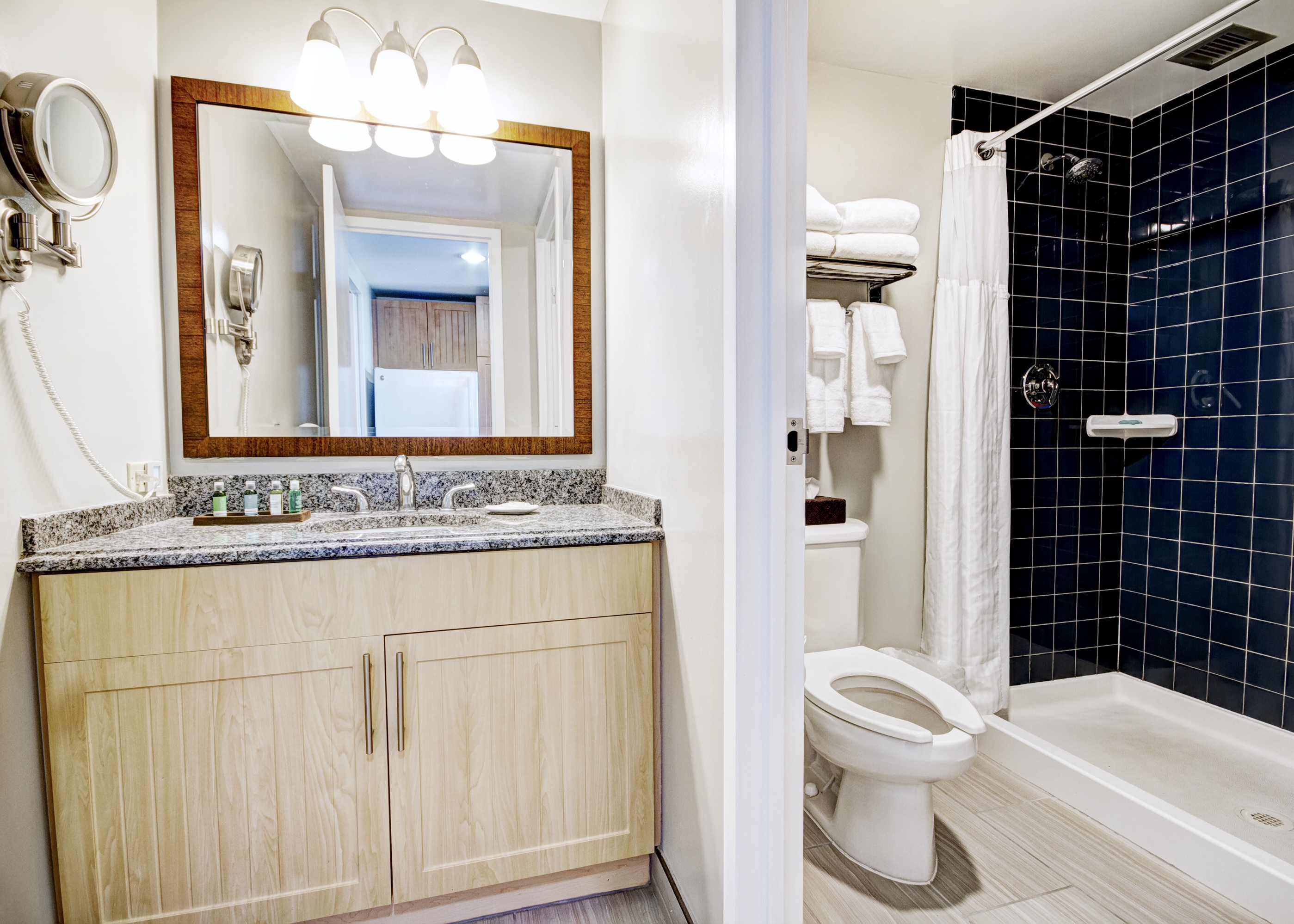 Guest room at the Club Wyndham Inn on the Harbor in Newport, Rhode Island