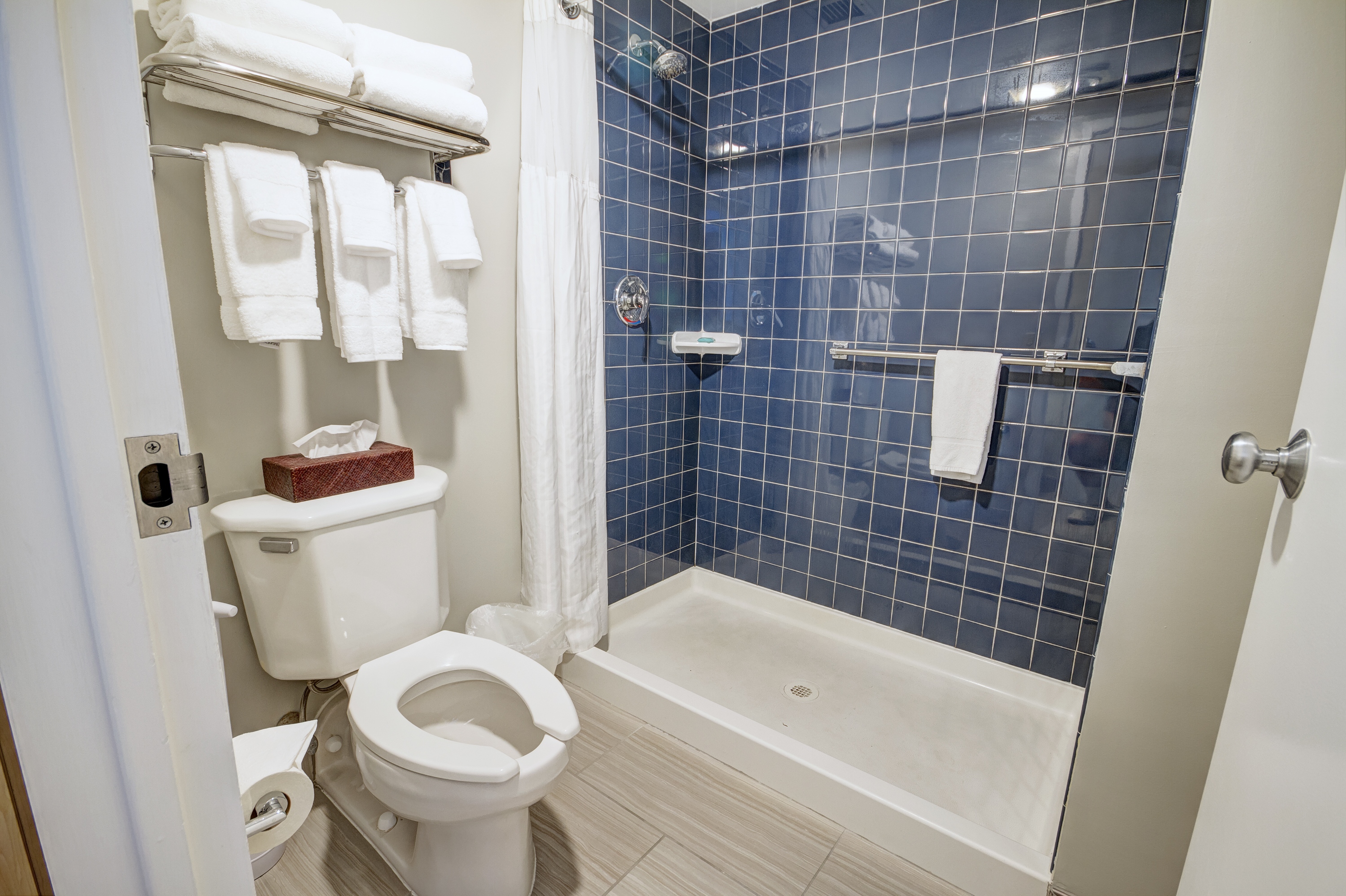 Guest room at the Club Wyndham Inn on the Harbor in Newport, Rhode Island
