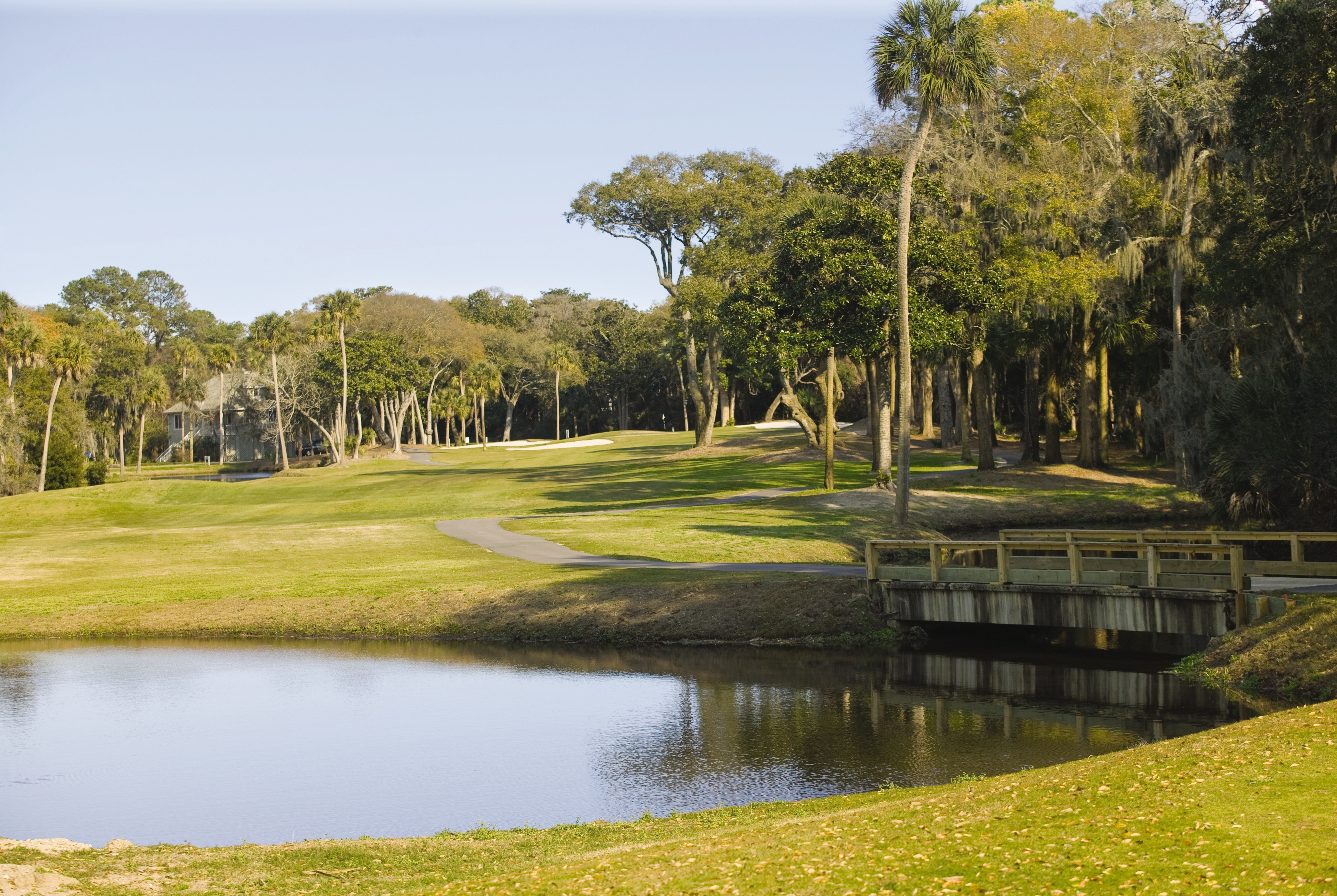 Golf course at Club Wyndham Ocean Ridge in Edisto Island, South Carolina
