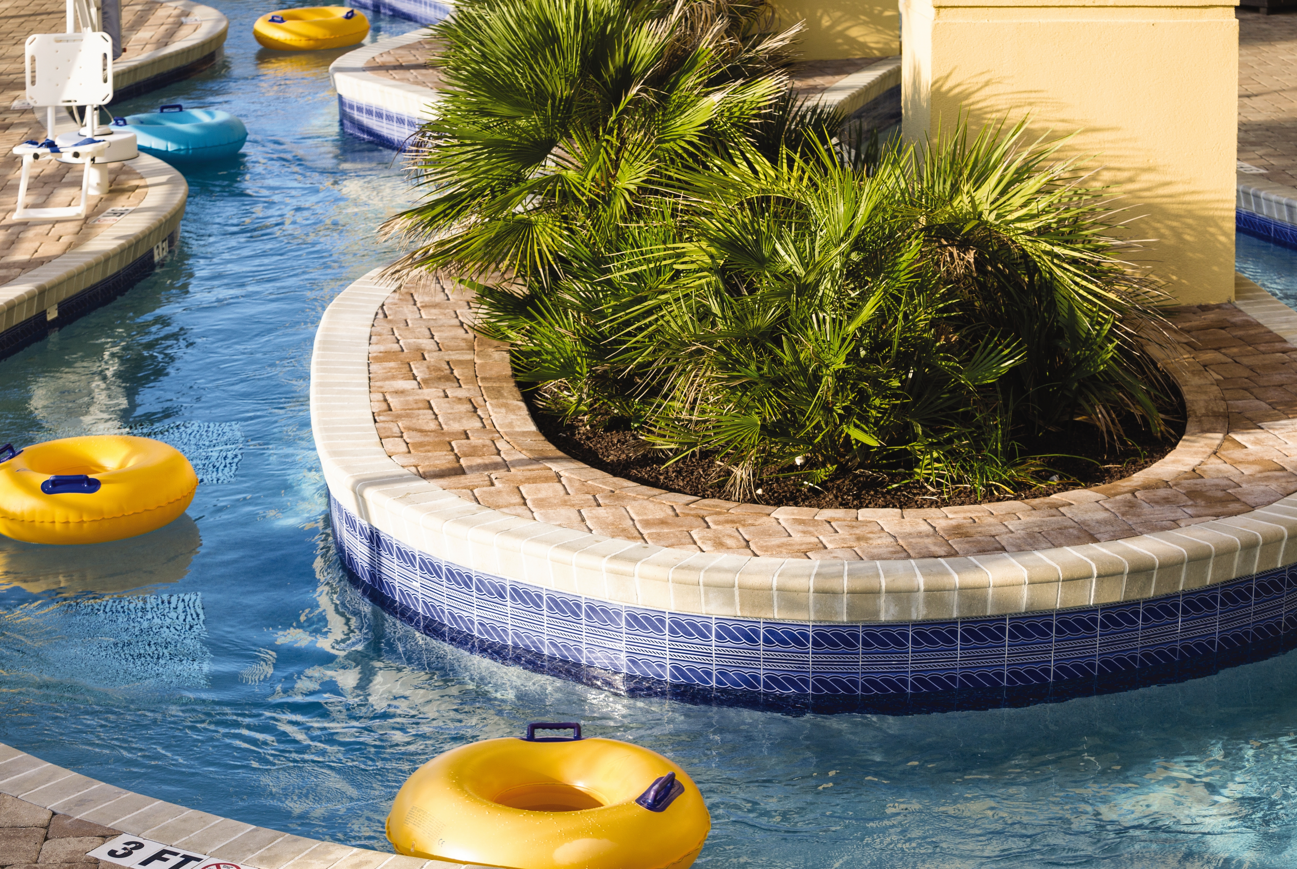 Pool feature at the Club Wyndham Ocean Boulevard in North Myrtle Beach, South Carolina