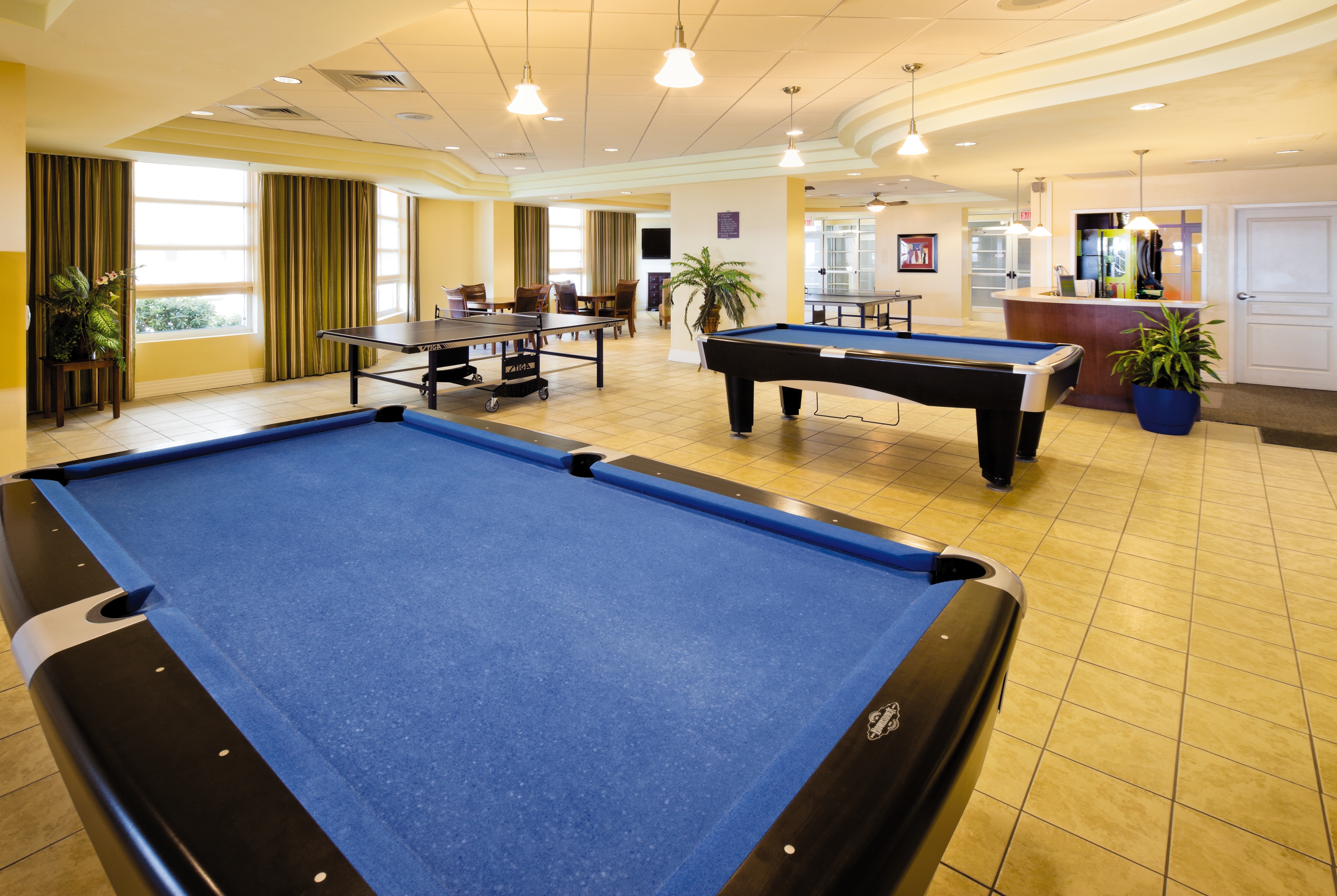 Game room at Club Wyndham Ocean Boulevard in North Myrtle Beach, South Carolina
