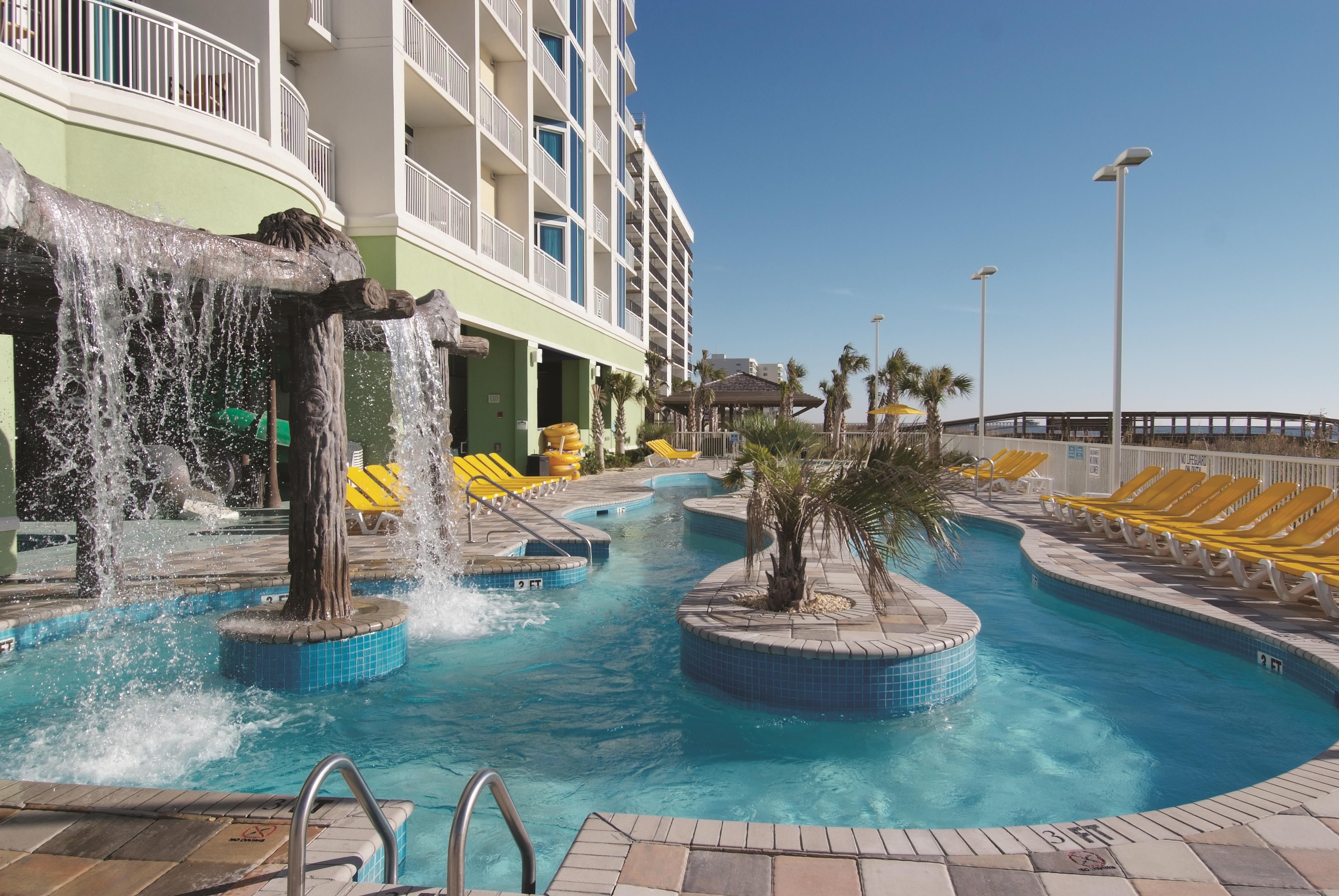 Pool at the Club Wyndham Towers on the Grove at North Myrtle in North Myrtle Beach, South Carolina