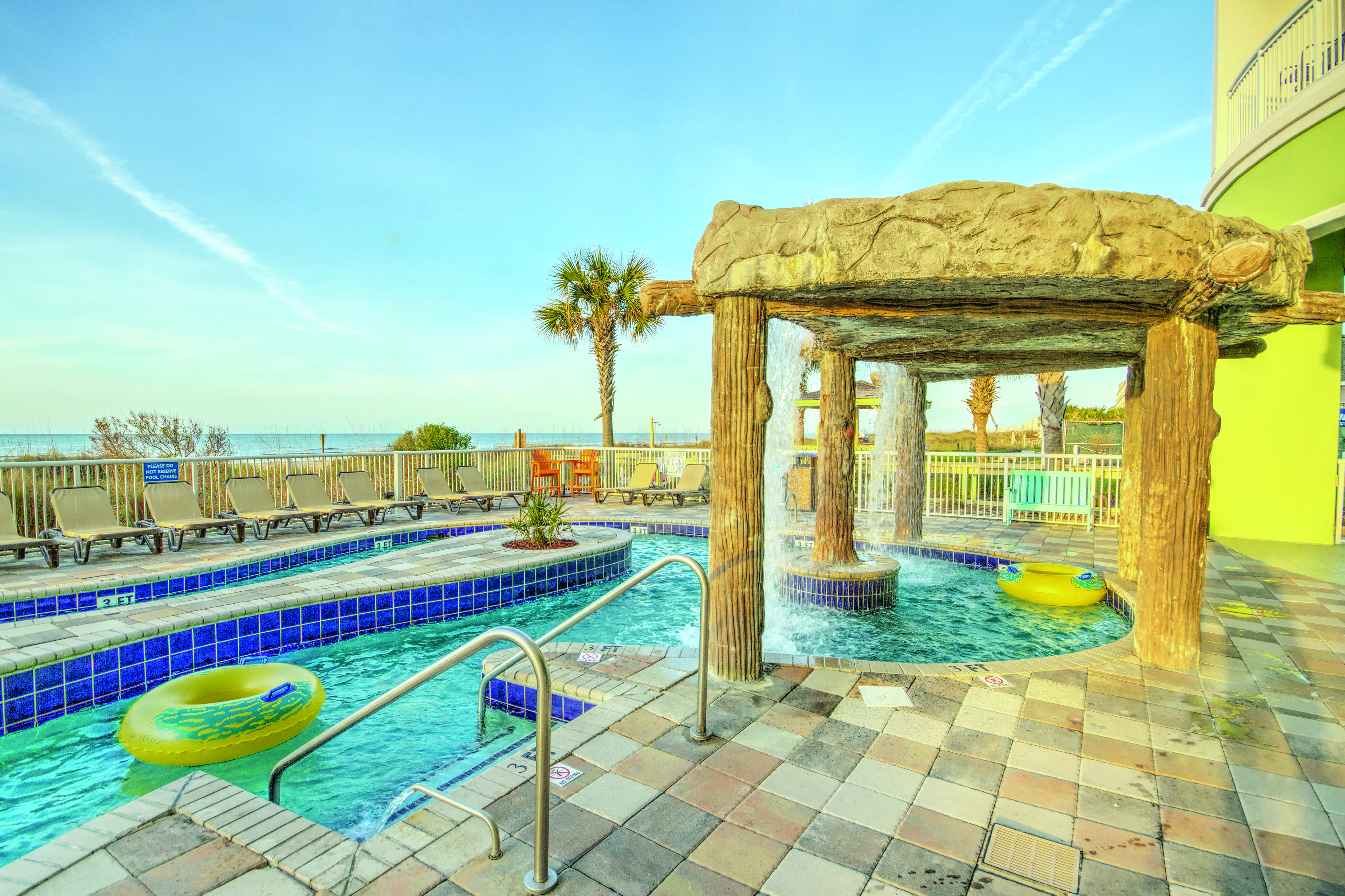 Pool at the Club Wyndham Towers on the Grove at North Myrtle in North Myrtle Beach, South Carolina