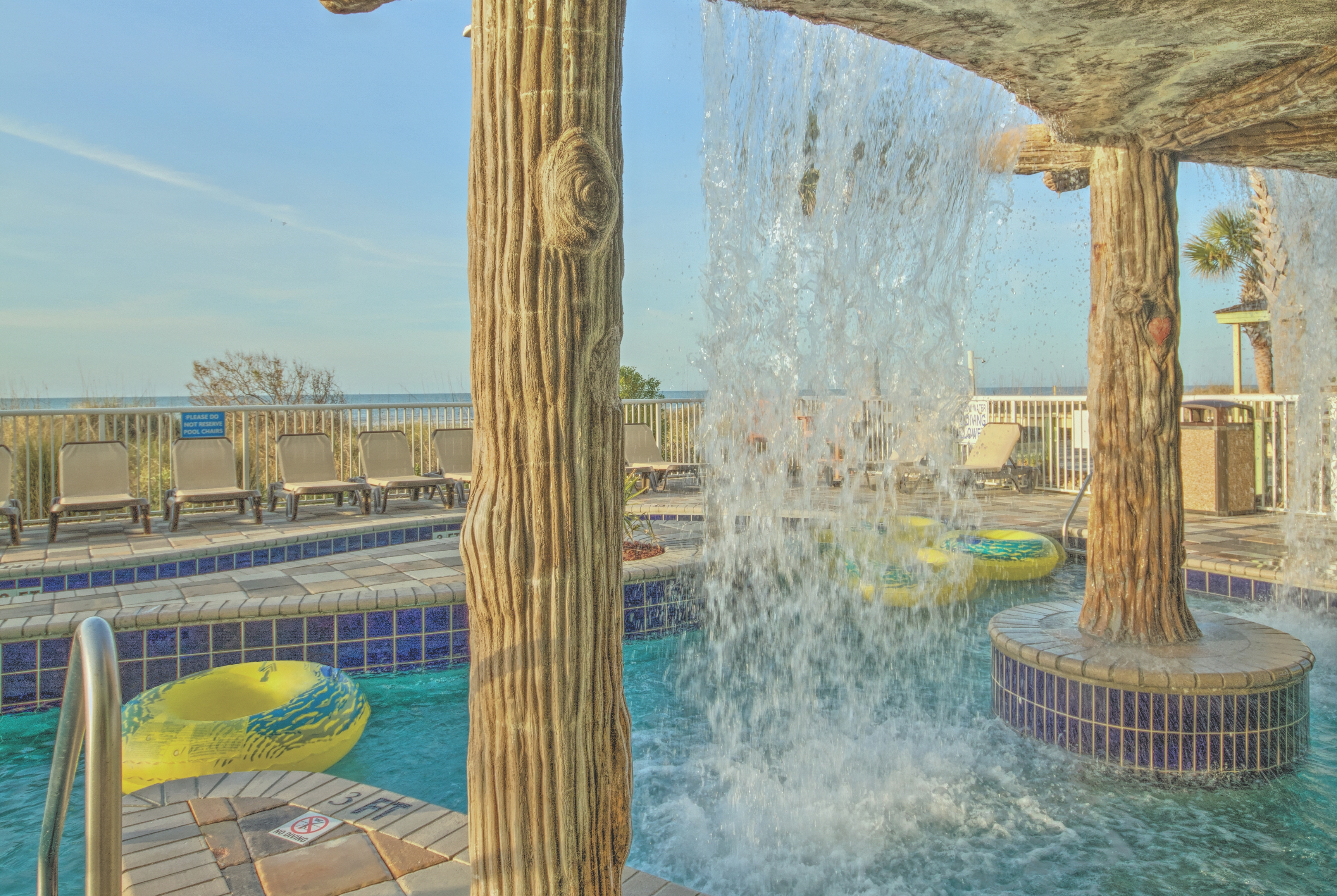 Pool at the Club Wyndham Towers on the Grove at North Myrtle in North Myrtle Beach, South Carolina