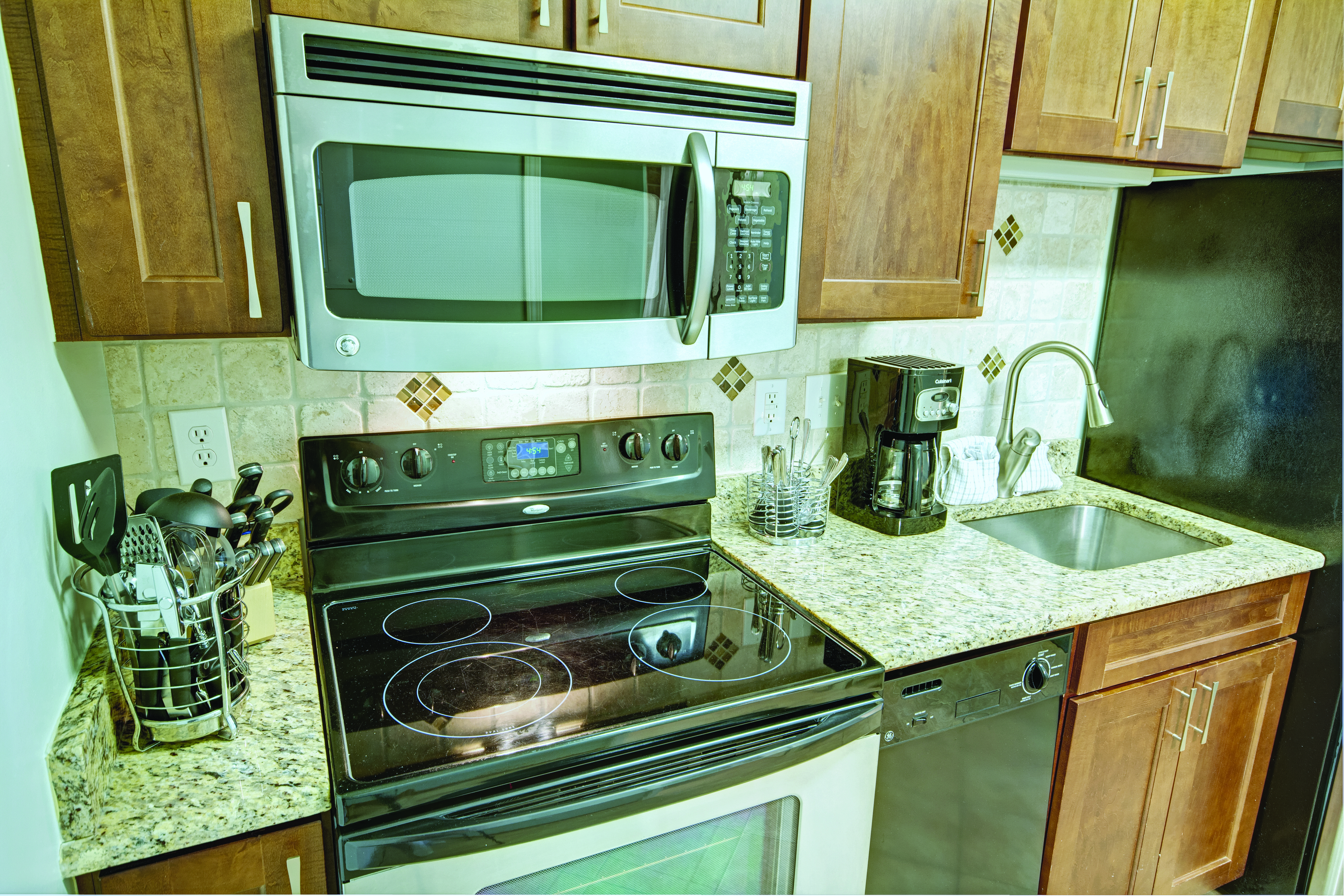Guest room at the Club Wyndham Towers on the Grove at North Myrtle in North Myrtle Beach, South Carolina