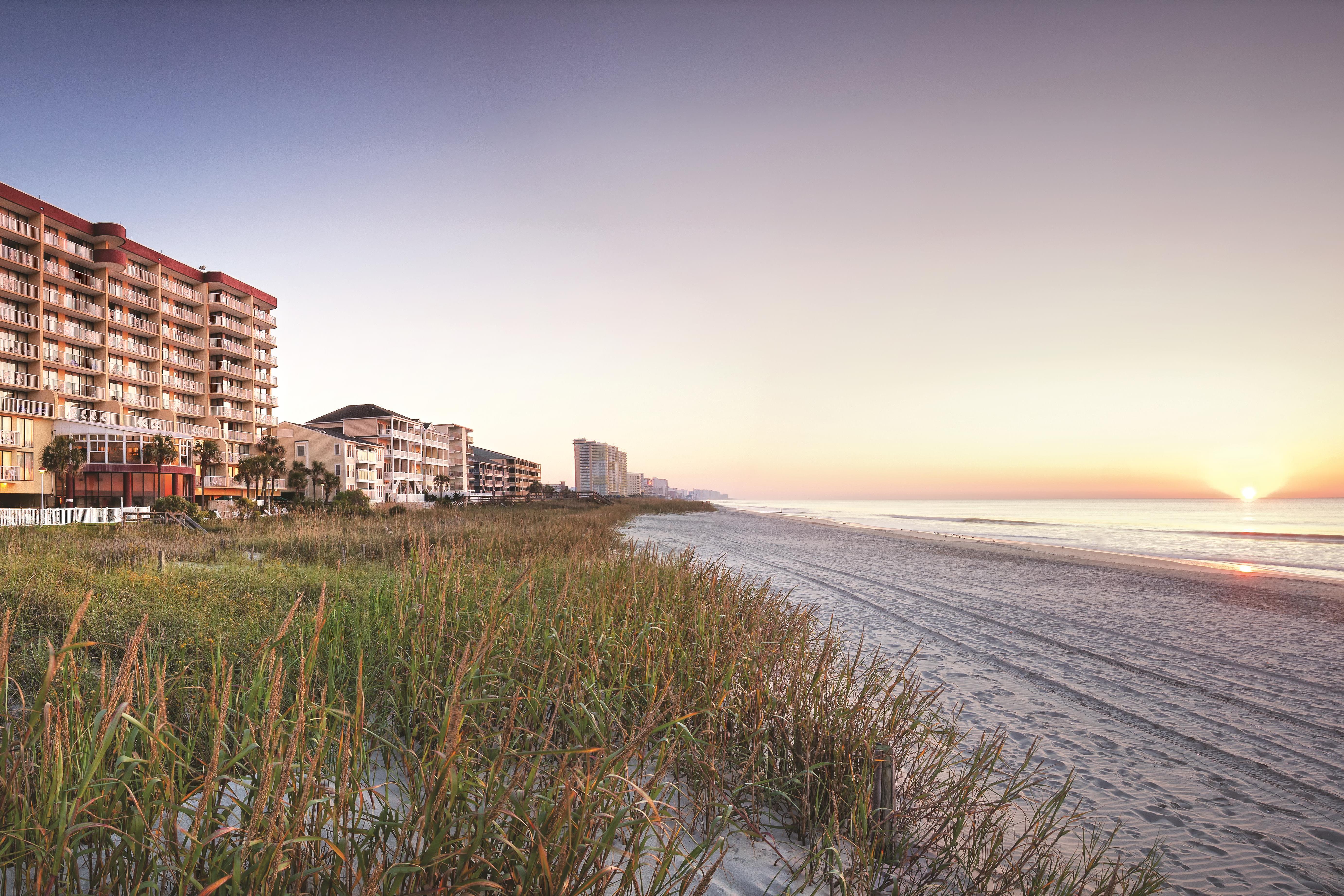 Exterior of Club Wyndham Westwinds hotel in North Myrtle Beach, South Carolina