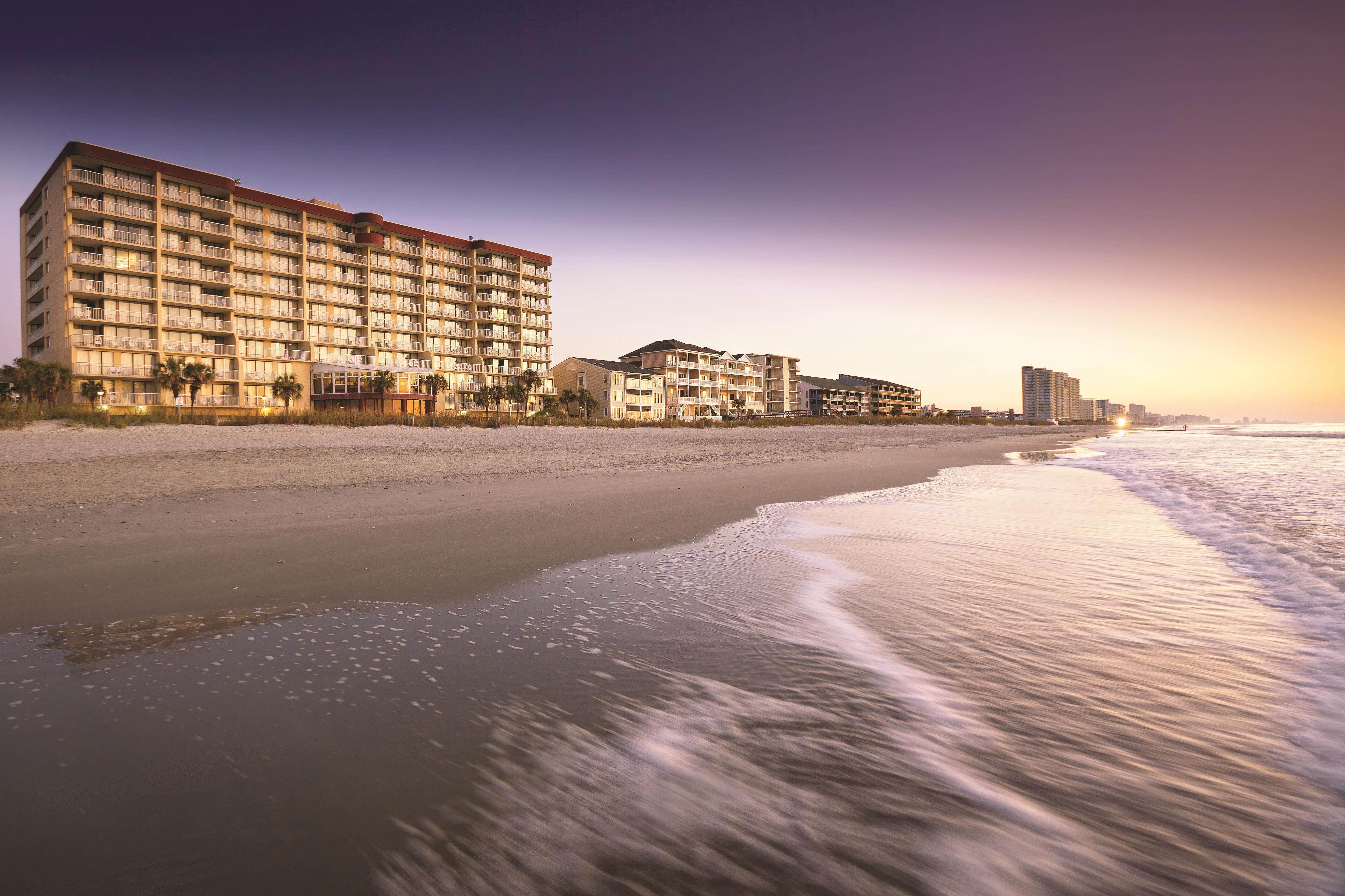 Exterior of Club Wyndham Westwinds hotel in North Myrtle Beach, South Carolina