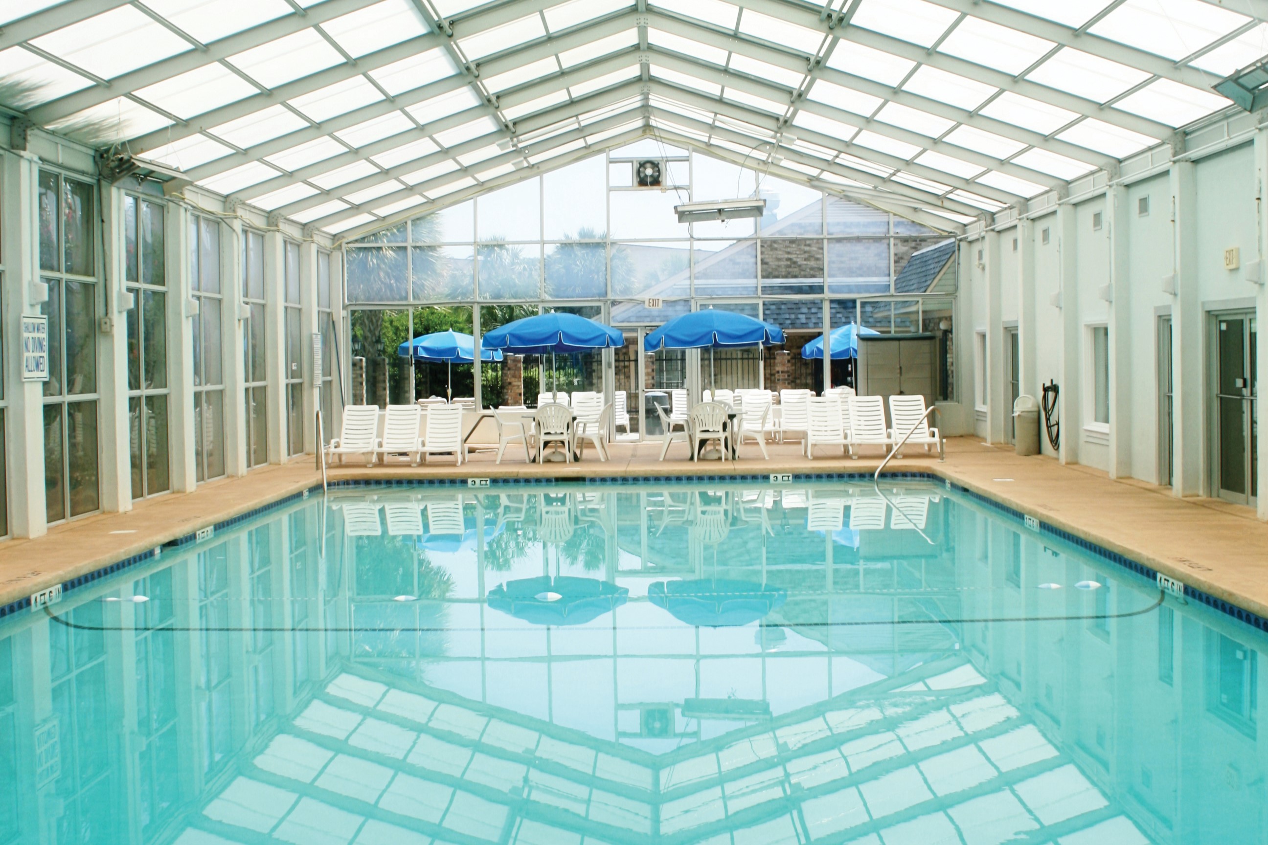 Indoor pool at the Club Wyndham Grand Palms in Surfside Beach, South Carolina