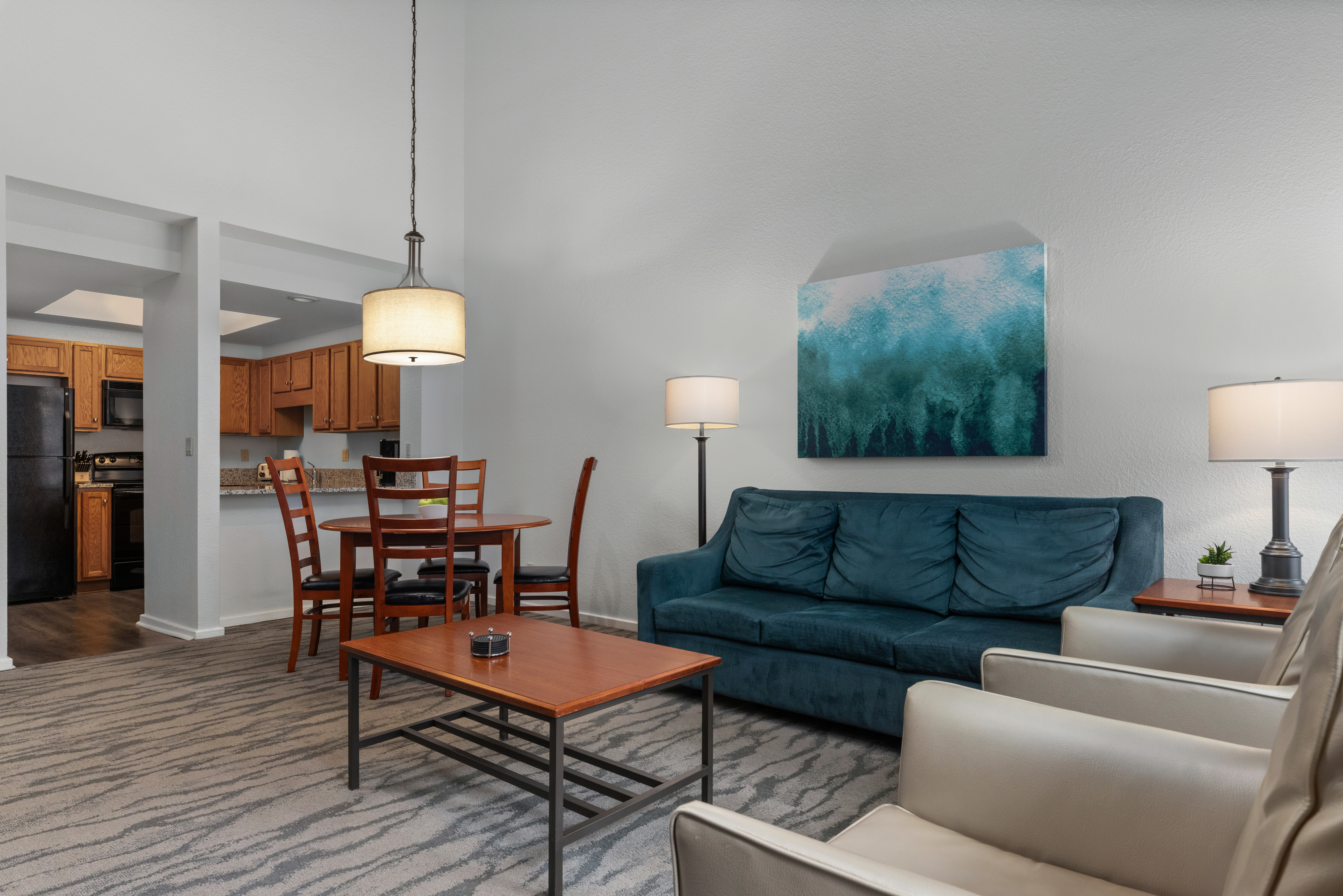 Guest room at the Club Wyndham Resort at Fairfield Glade in Crossville, Tennessee