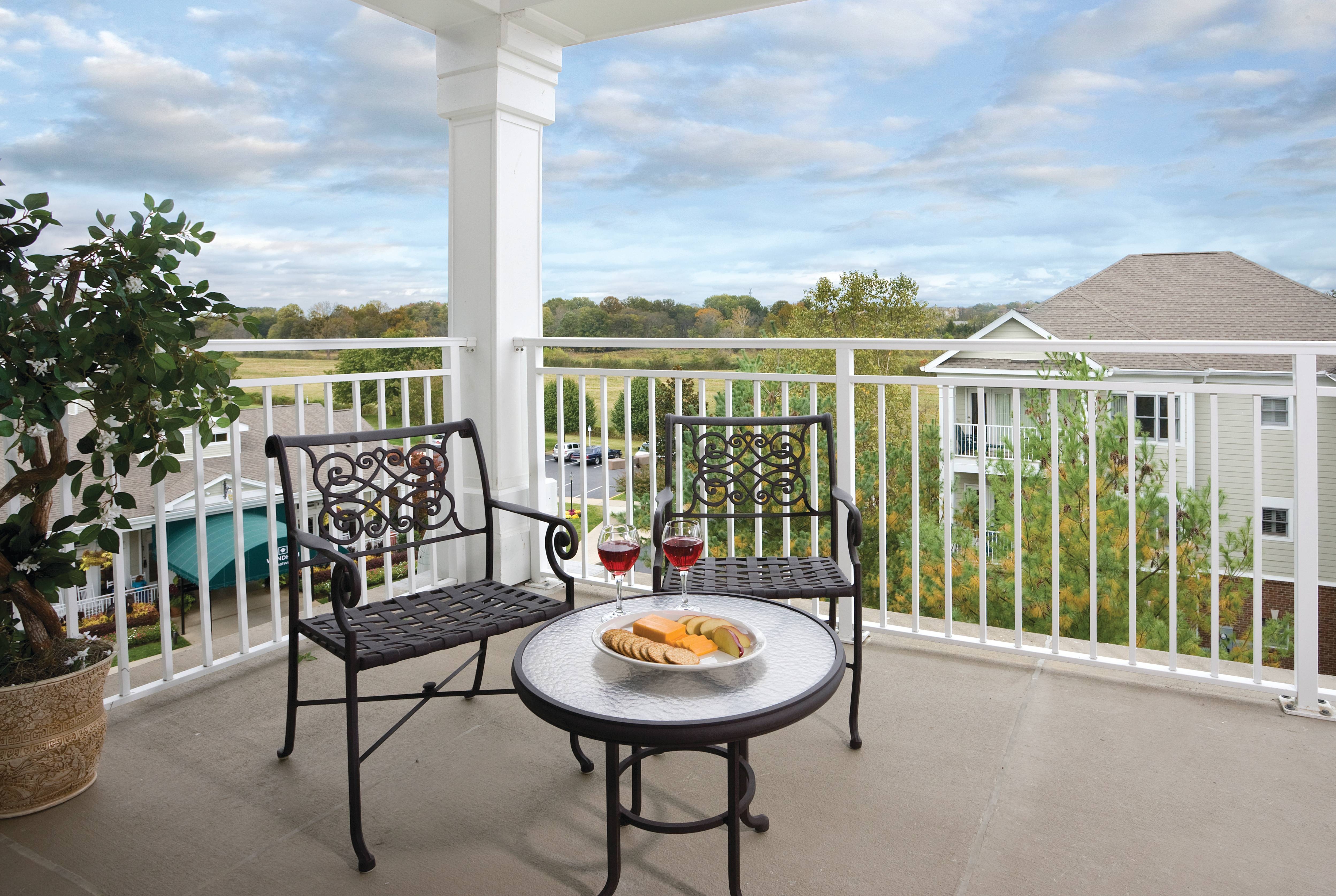Guest room balcony at Club Wyndham Nashville in Nashville, Tennessee