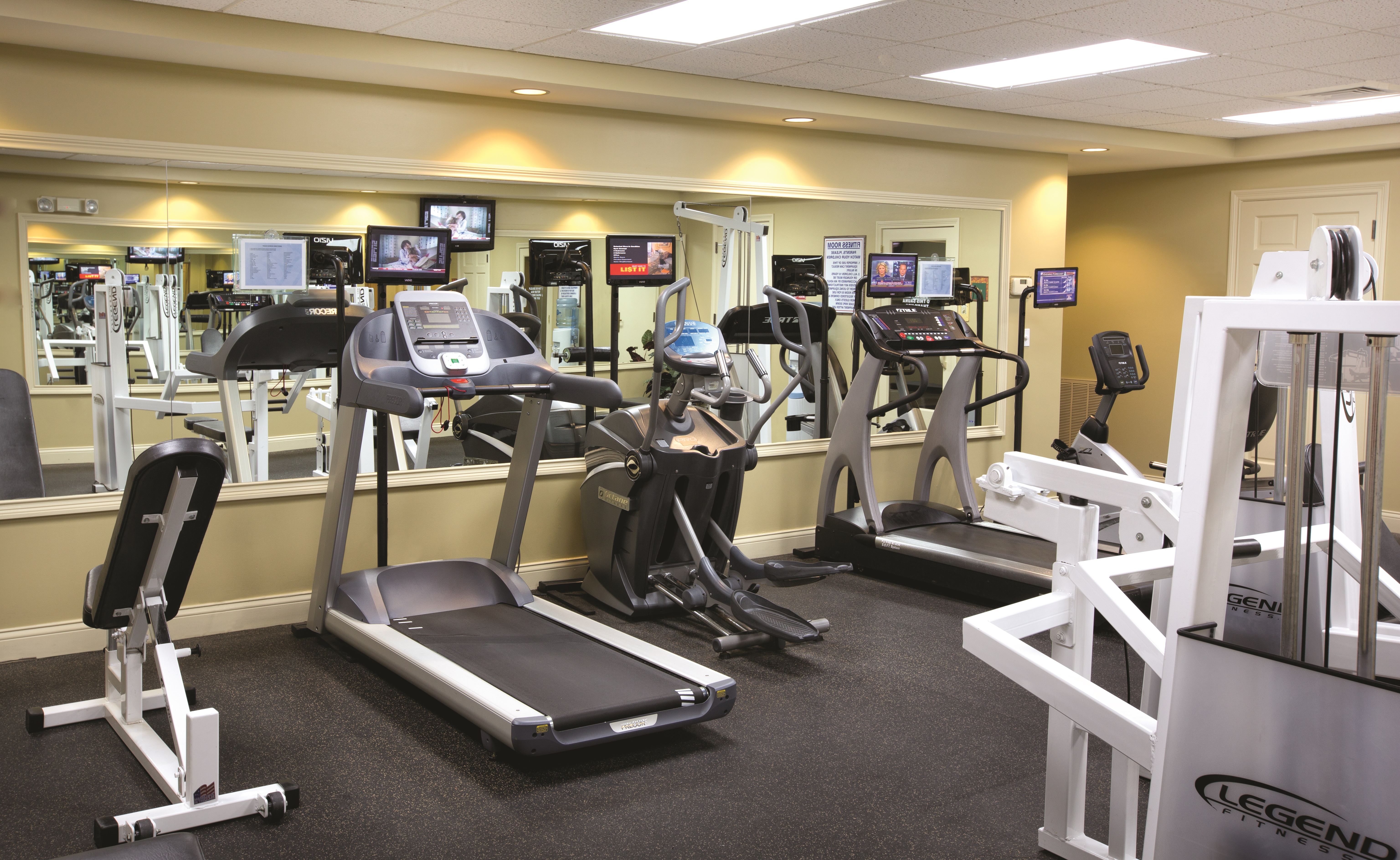 Fitness room at Club Wyndham Smoky Mountains in Sevierville, Tennessee