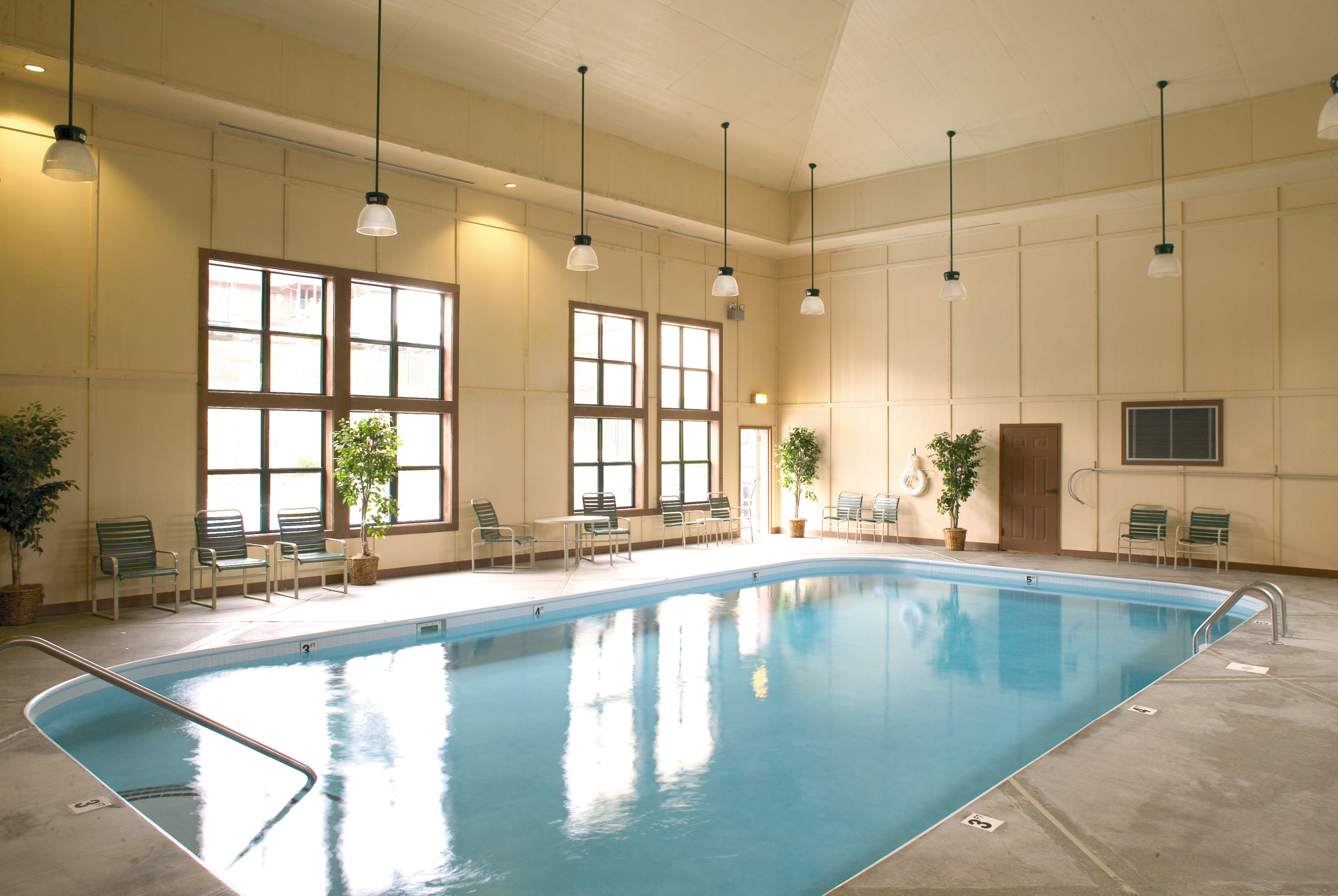 Indoor pool at the Club Wyndham Smoky Mountains in Sevierville, Tennessee
