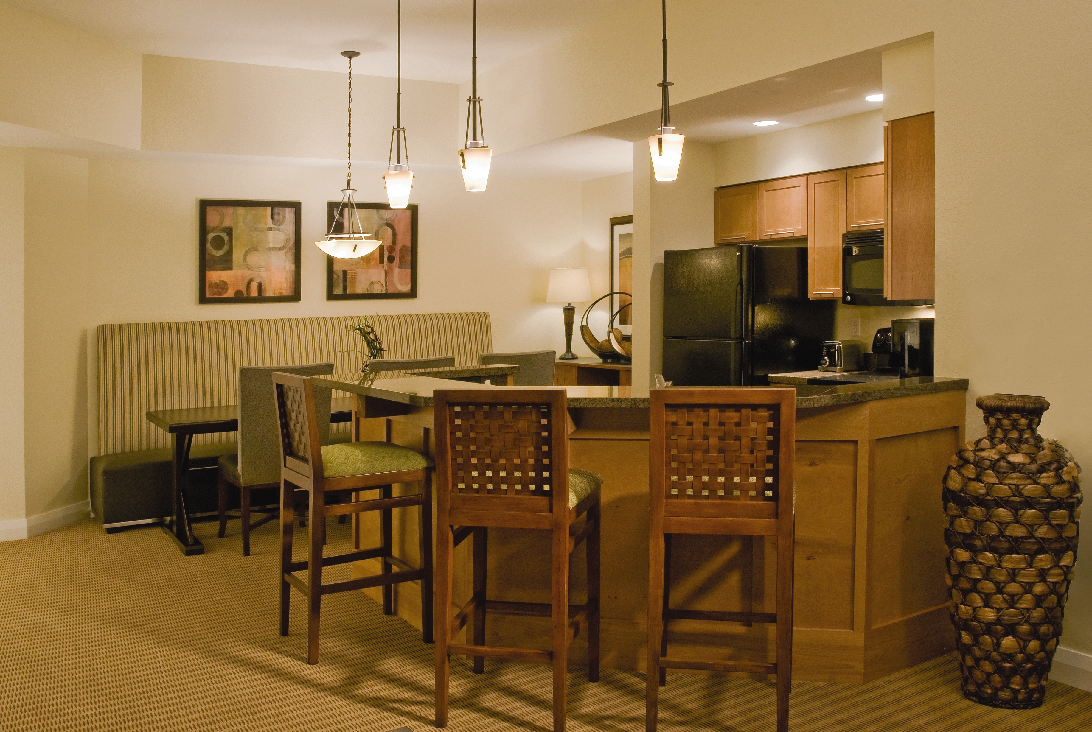 Guest room at the Club Wyndham Great Smokies Lodge in Sevierville, Tennessee