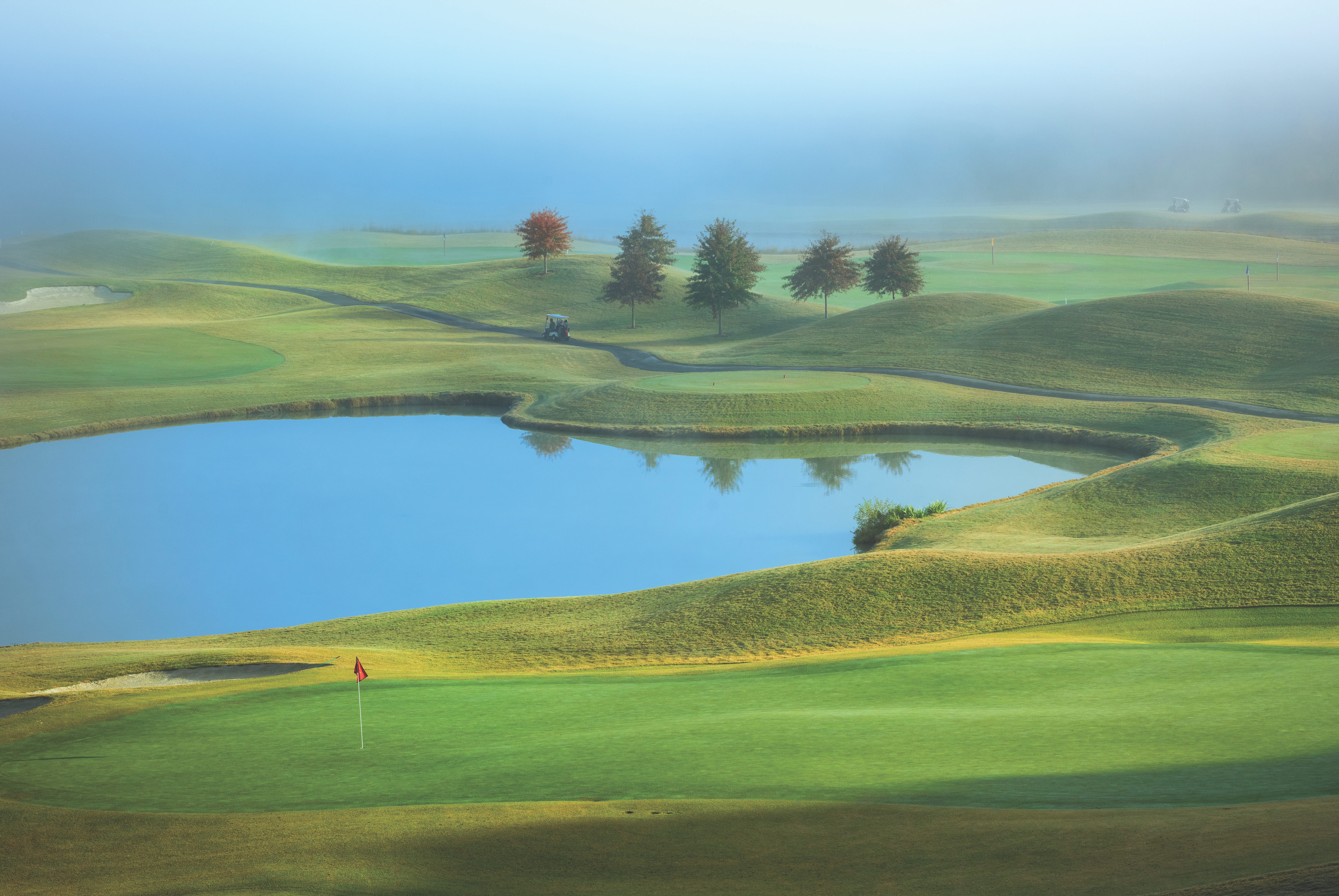 Golf course at Club Wyndham Great Smokies Lodge in Sevierville, Tennessee