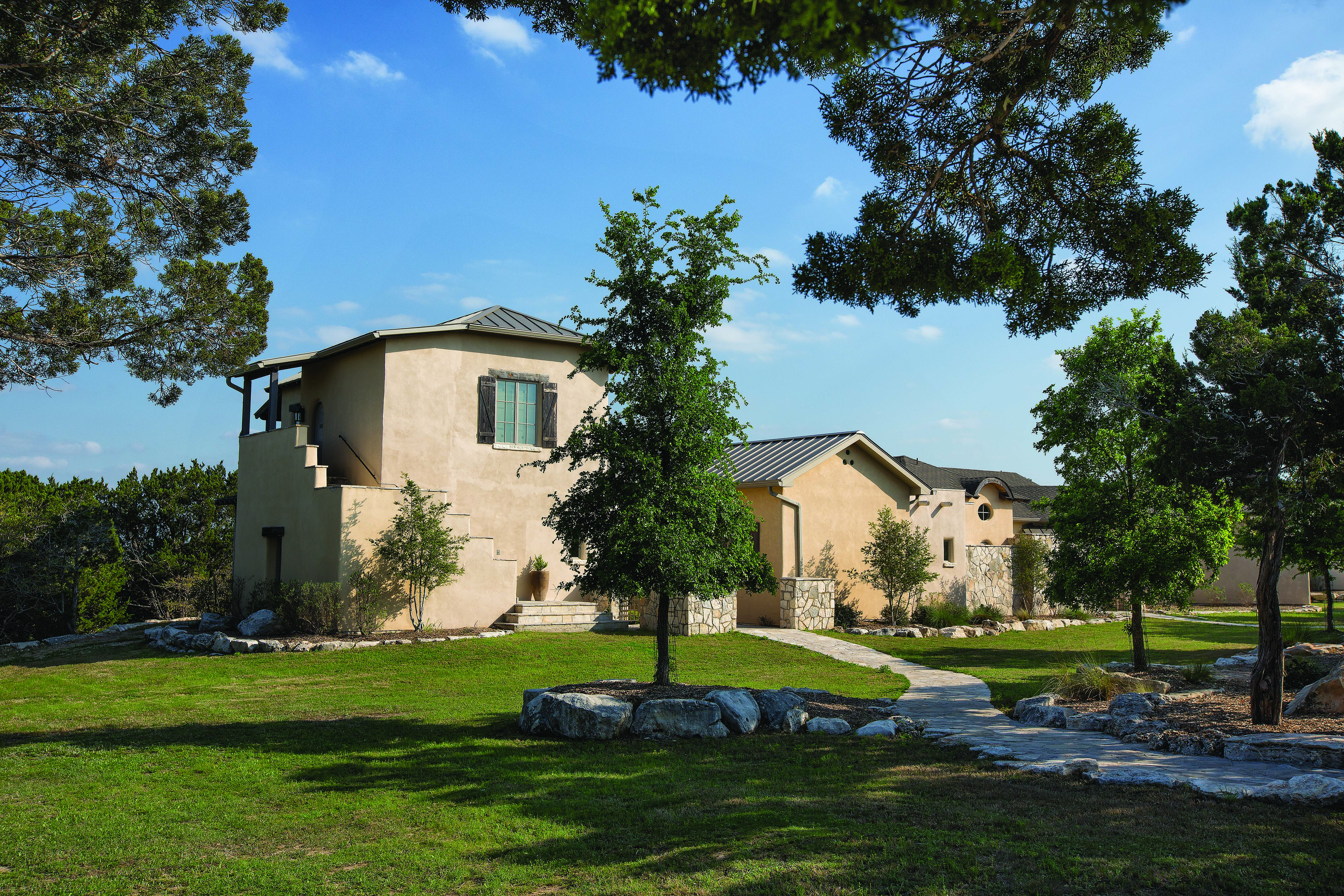 Exterior of WorldMark Hunt - Stablewood Springs Resort hotel in Hunt, Texas
