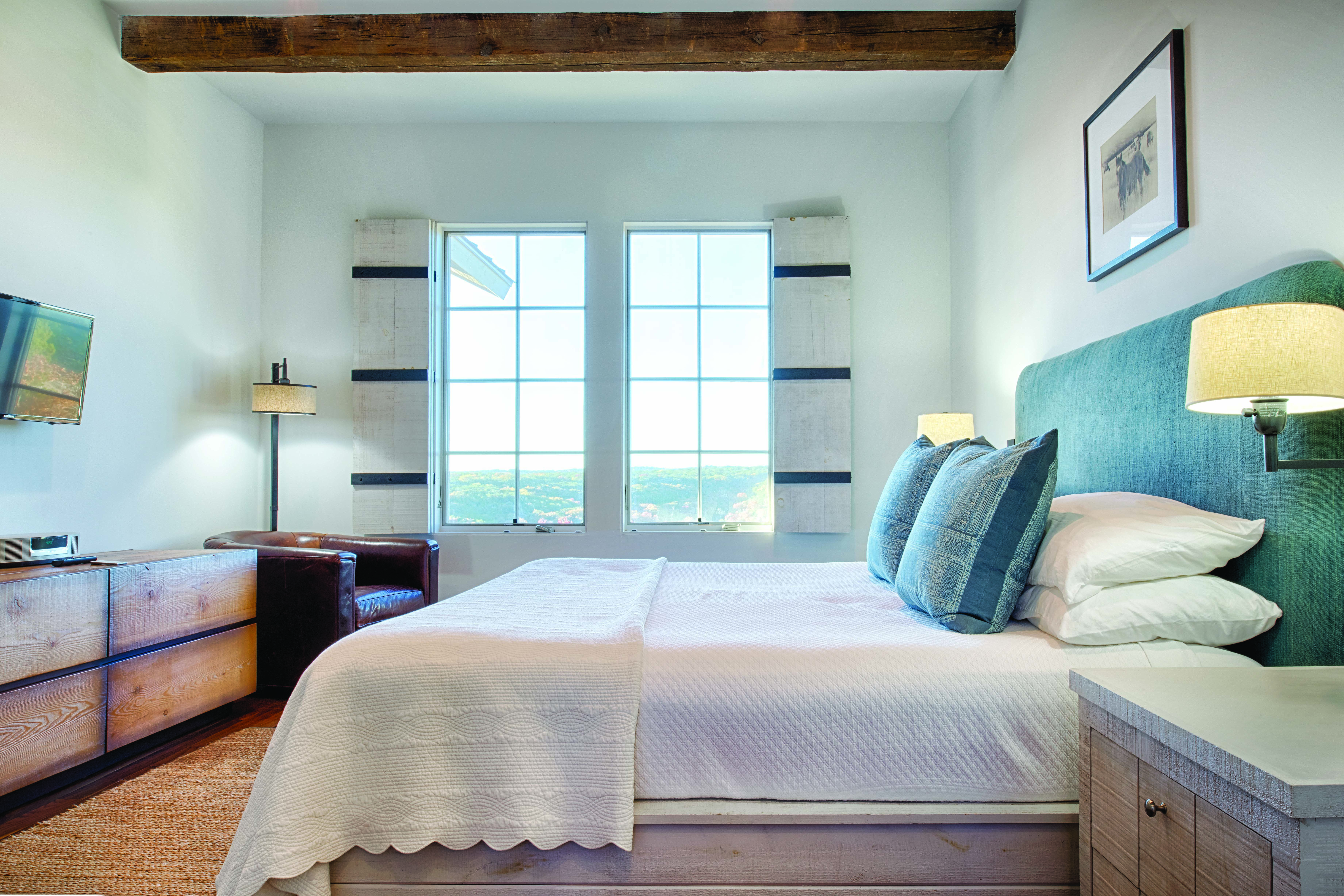 Guest room at the WorldMark Hunt - Stablewood Springs Resort in Hunt, Texas