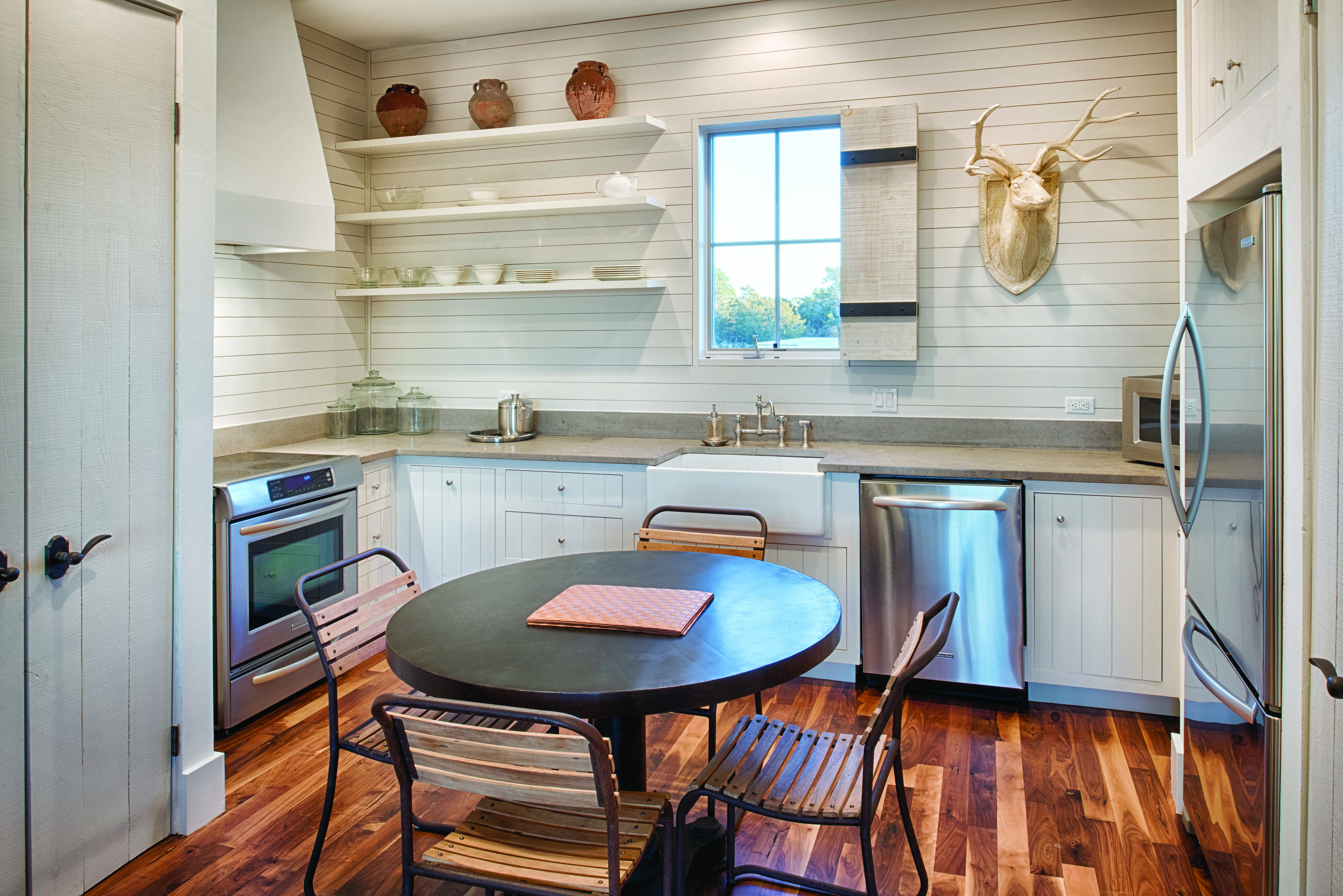 Guest room kitchen at WorldMark Hunt - Stablewood Springs Resort in Hunt, Texas