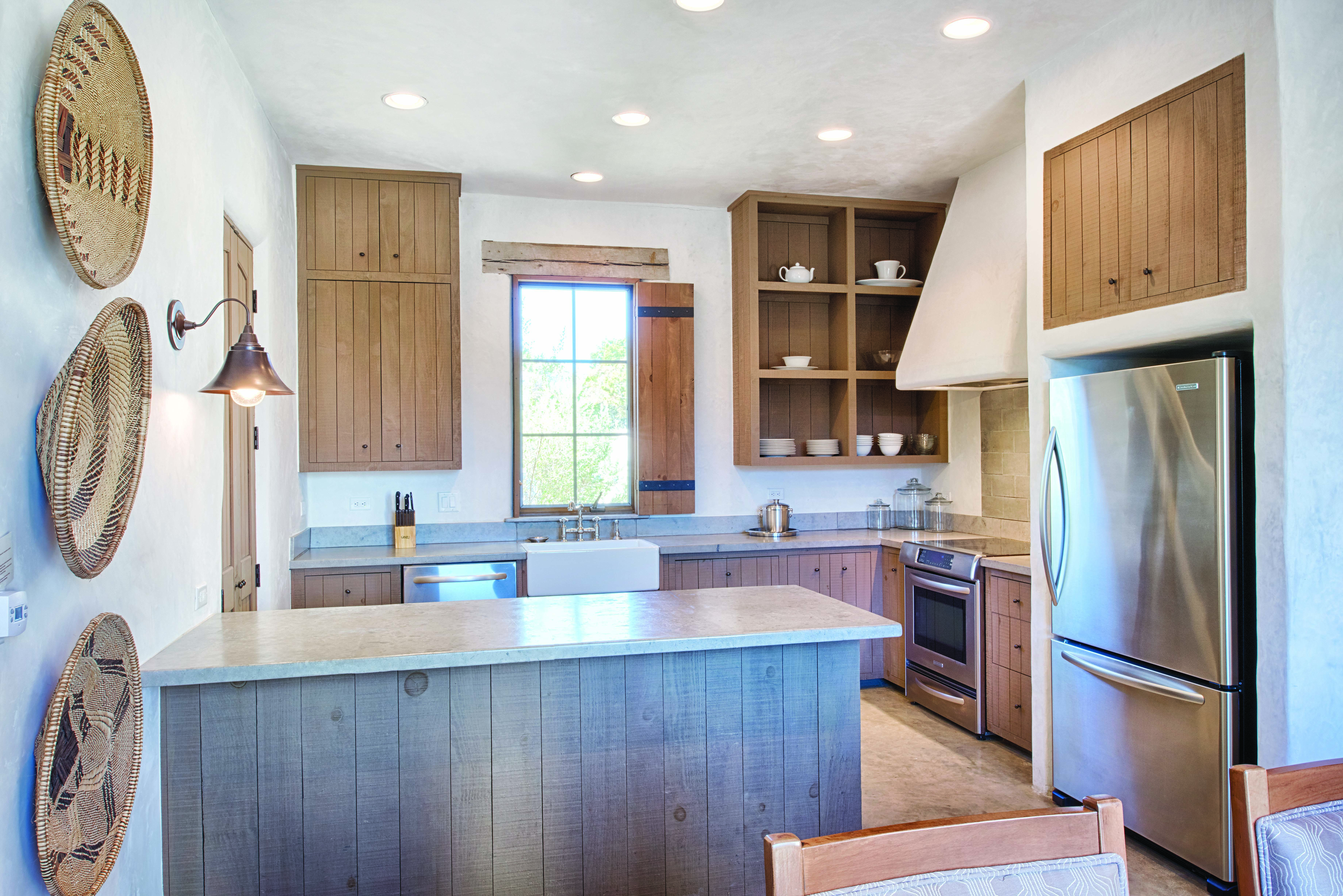 Guest room kitchen at WorldMark Hunt - Stablewood Springs Resort in Hunt, Texas