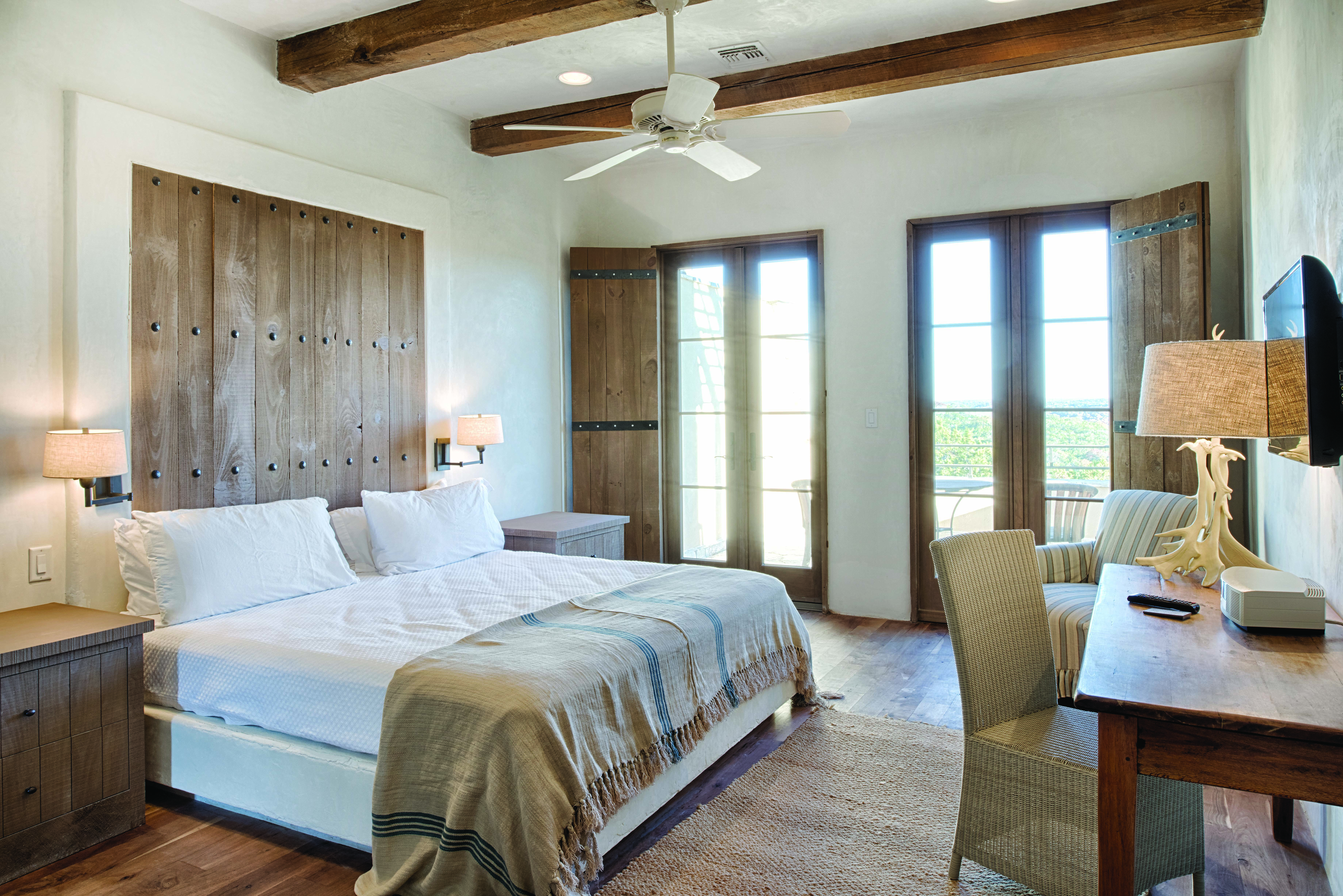 Guest room at the WorldMark Hunt - Stablewood Springs Resort in Hunt, Texas