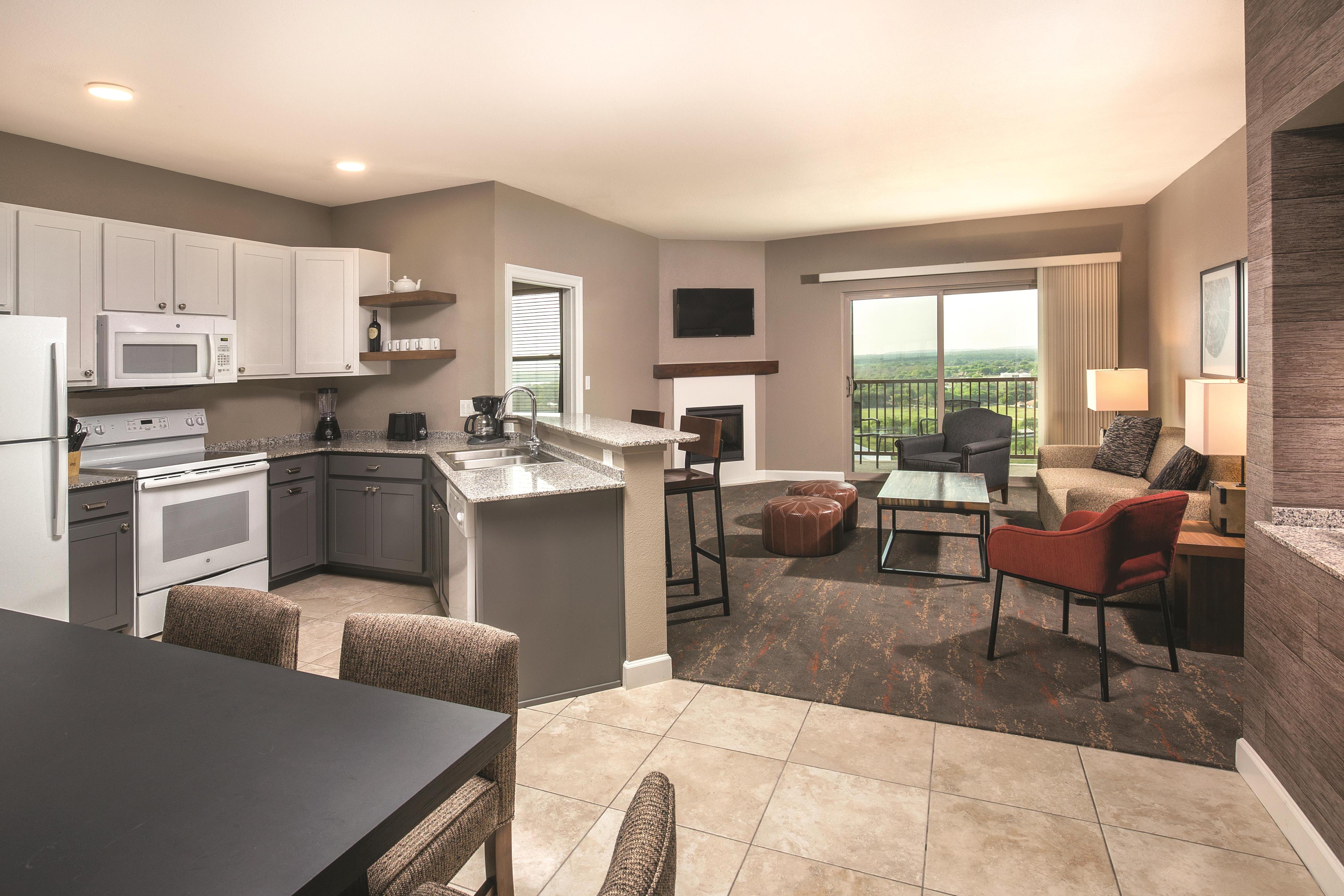 Guest room at the WorldMark Marble Falls in Marble Falls, Texas