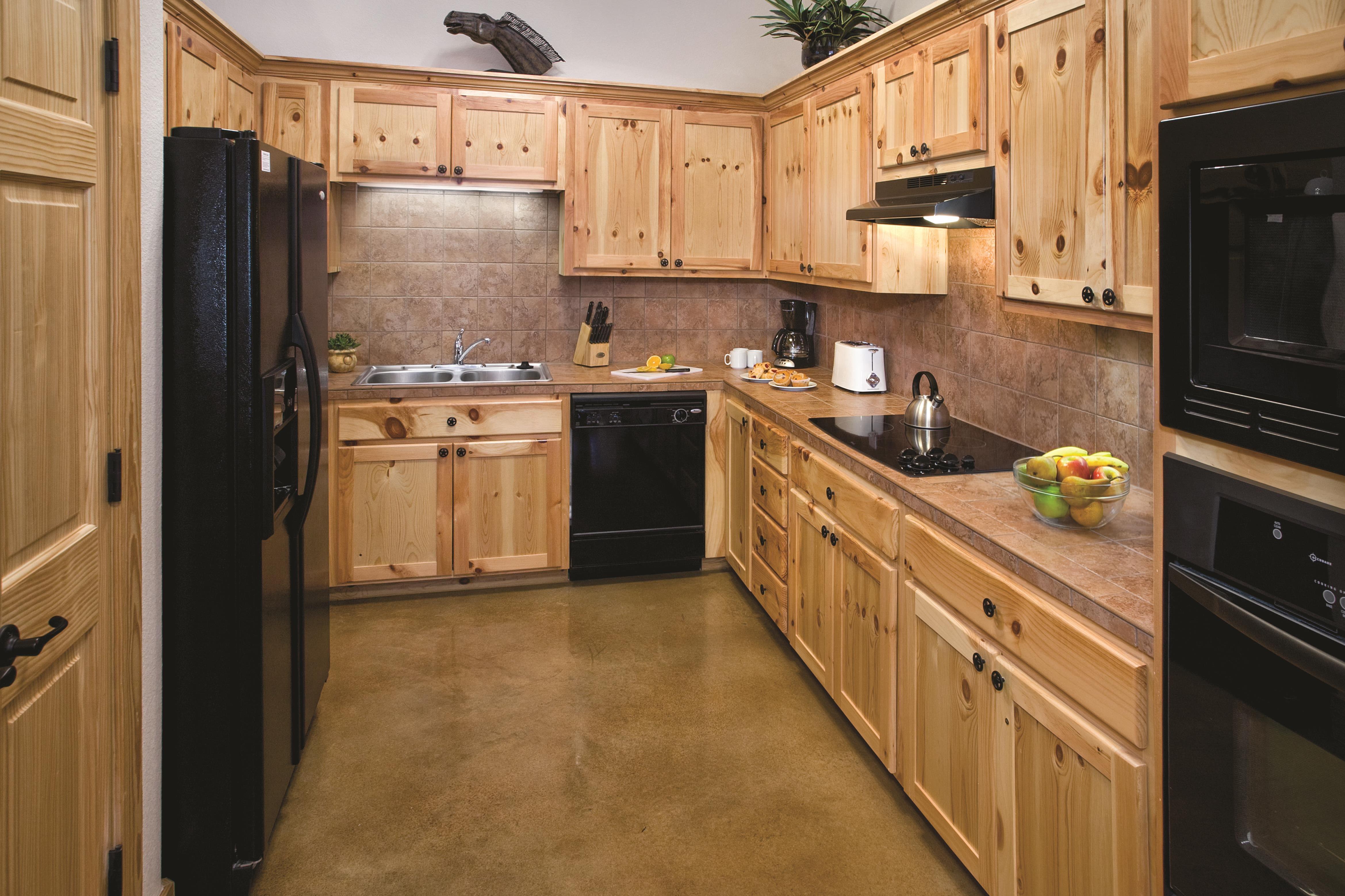 Guest room kitchen at WorldMark New Braunfels in New Braunfels, Texas
