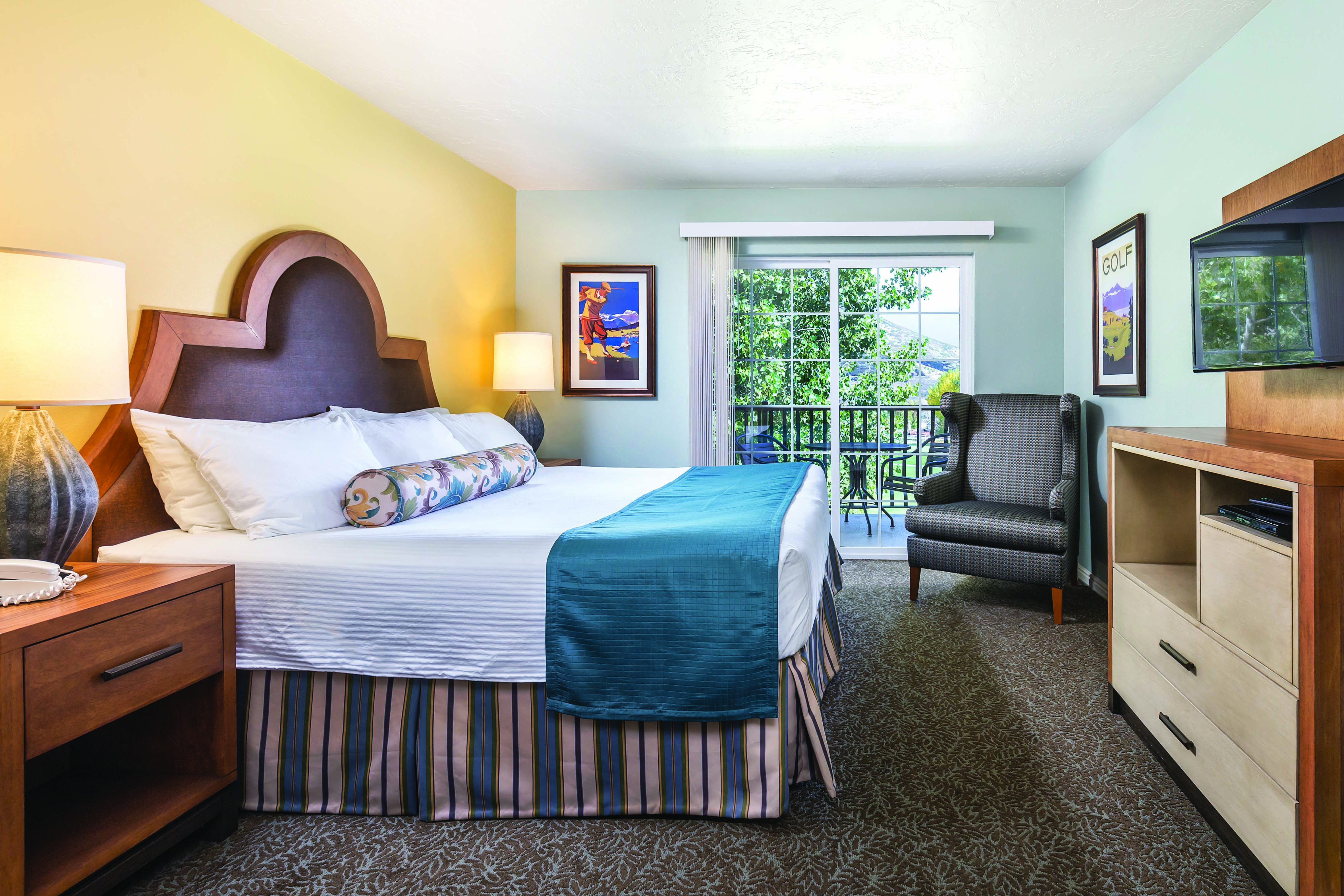 Guest room feature at the WorldMark Midway in Midway, Utah