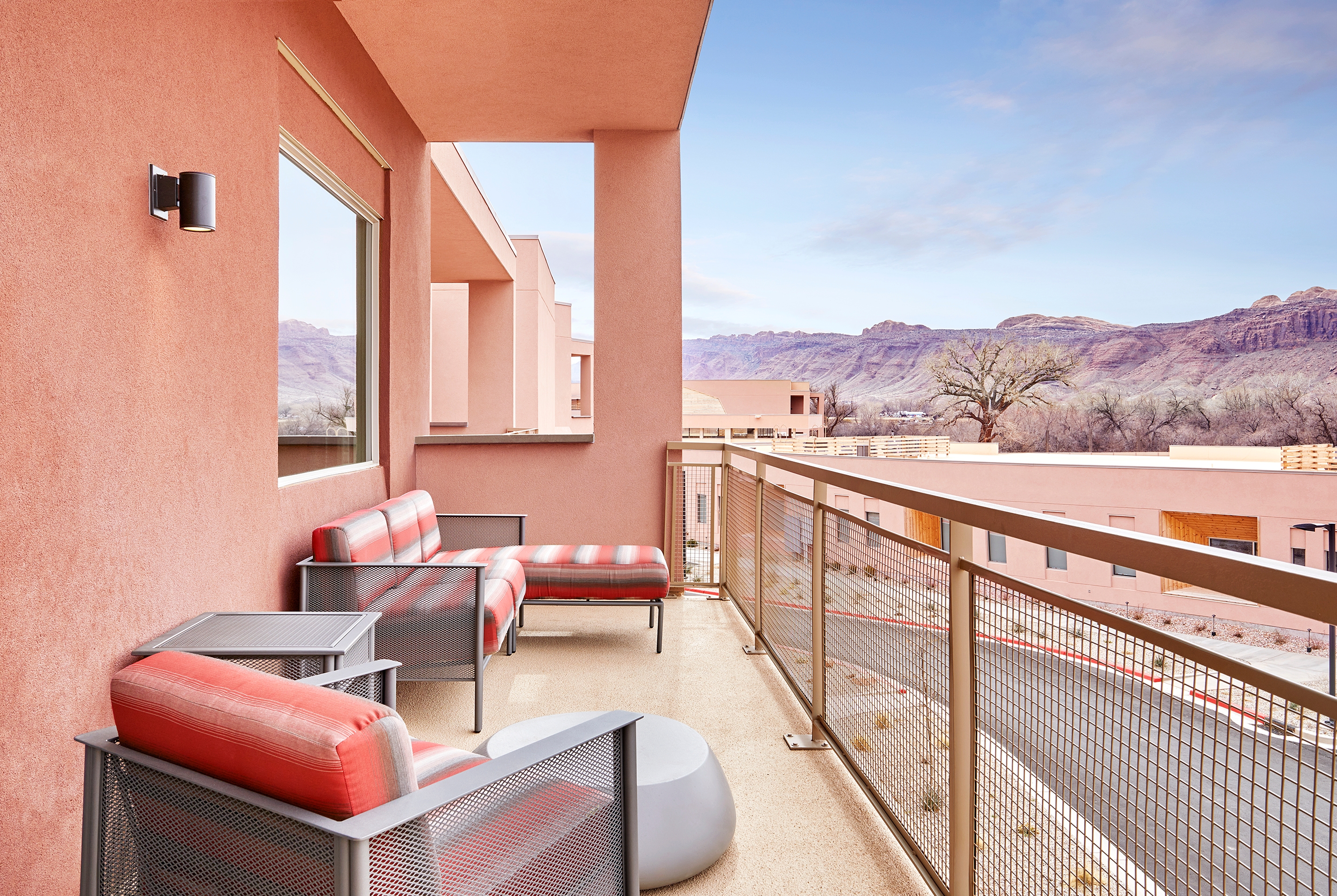 Guest room patio at the The Moab Resort, WorldMark Associate in Moab, Utah