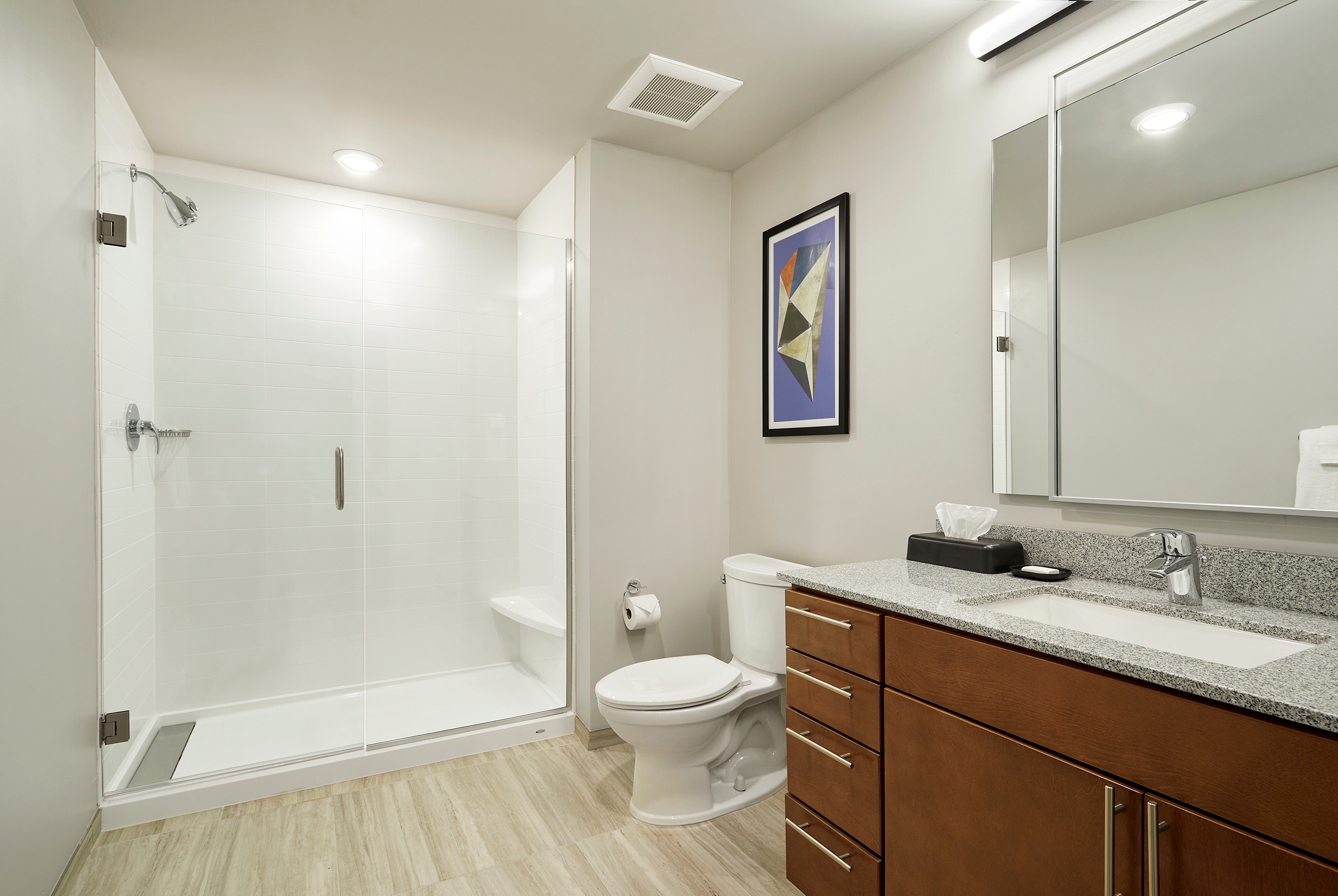 Guest room bath at the The Moab Resort, WorldMark Associate in Moab, Utah