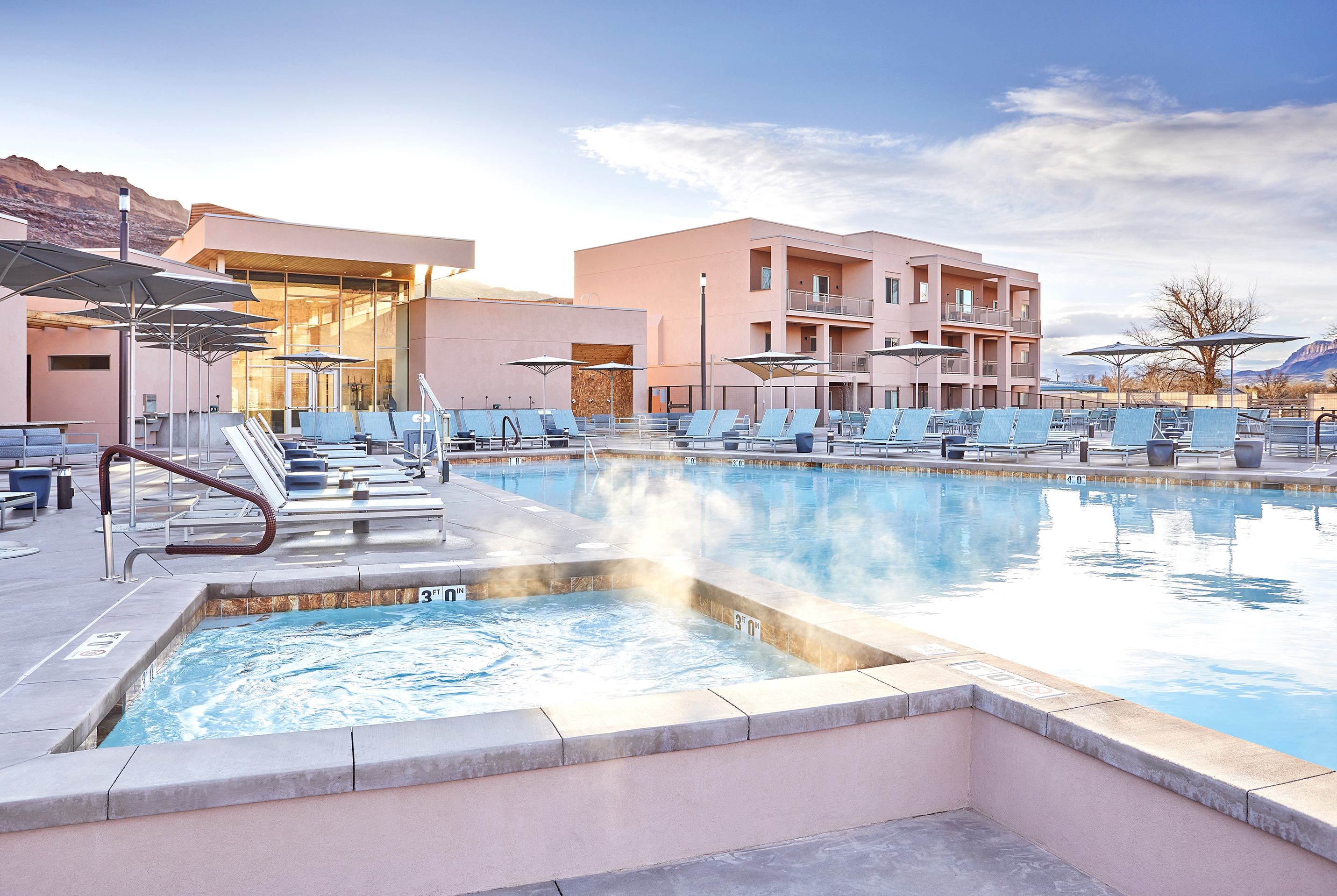 Pool daytime image at the The Moab Resort, WorldMark Associate in Moab, Utah