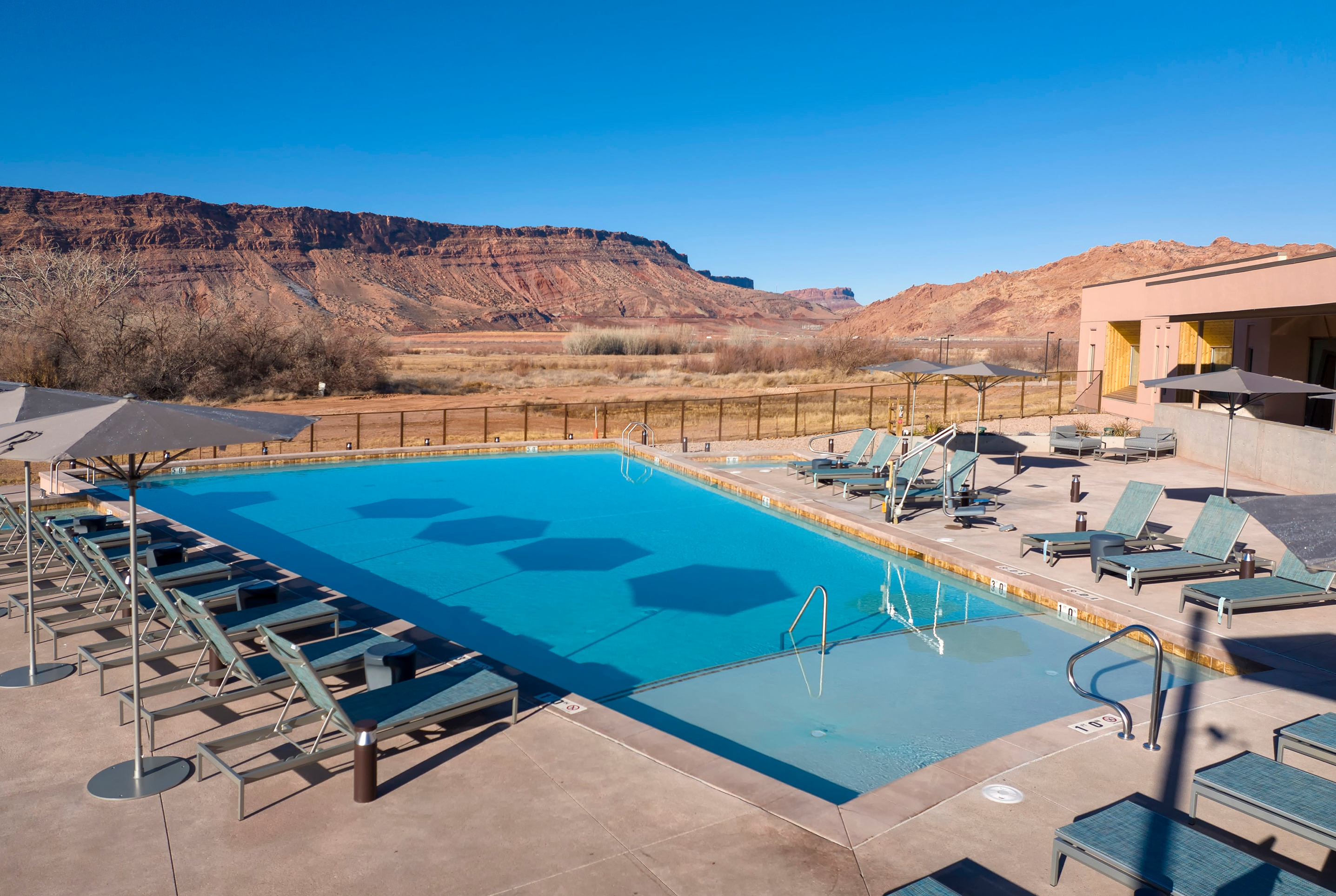 Pool daytime image at the The Moab Resort, WorldMark Associate in Moab, Utah