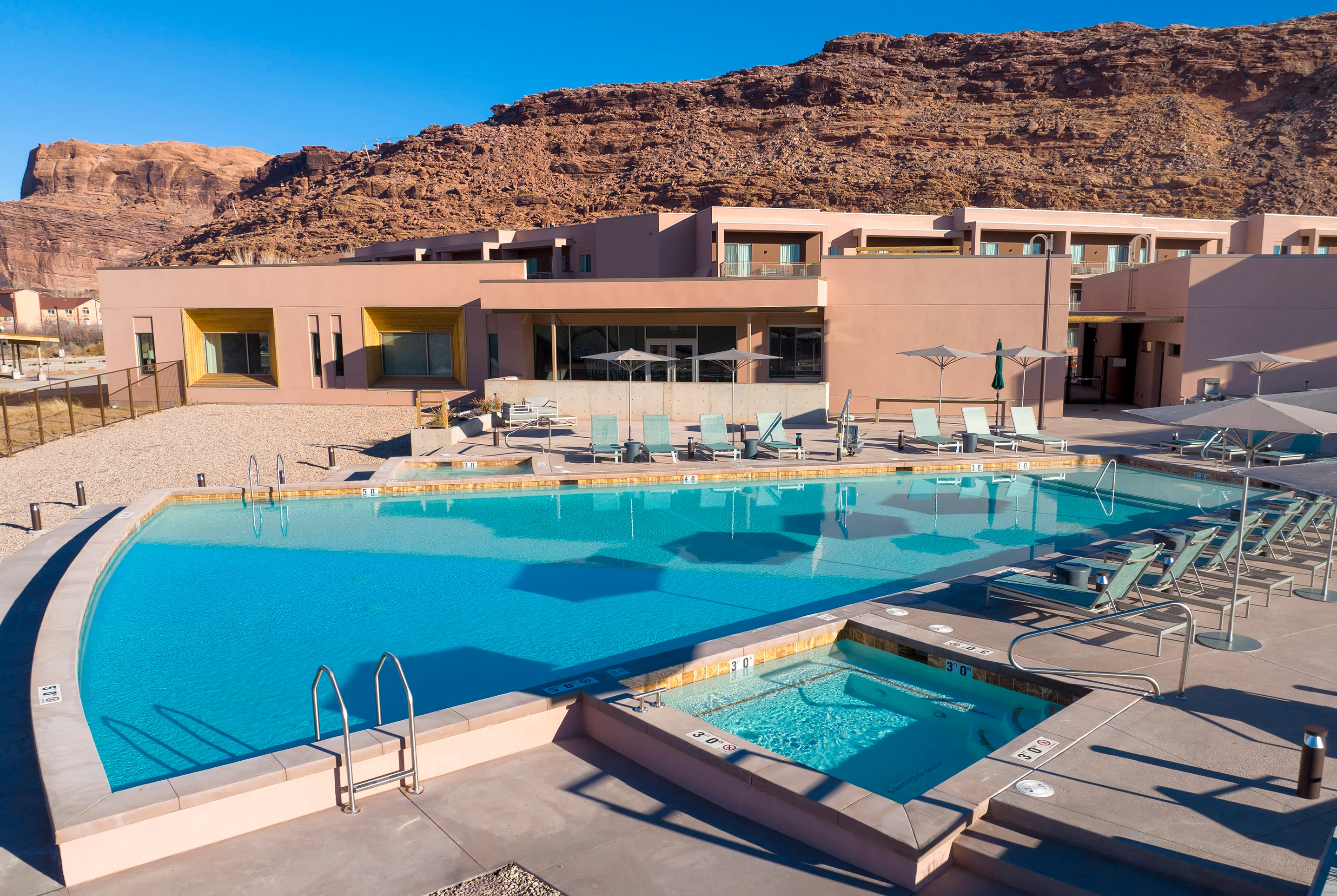 Pool daytime image at the The Moab Resort, WorldMark Associate in Moab, Utah