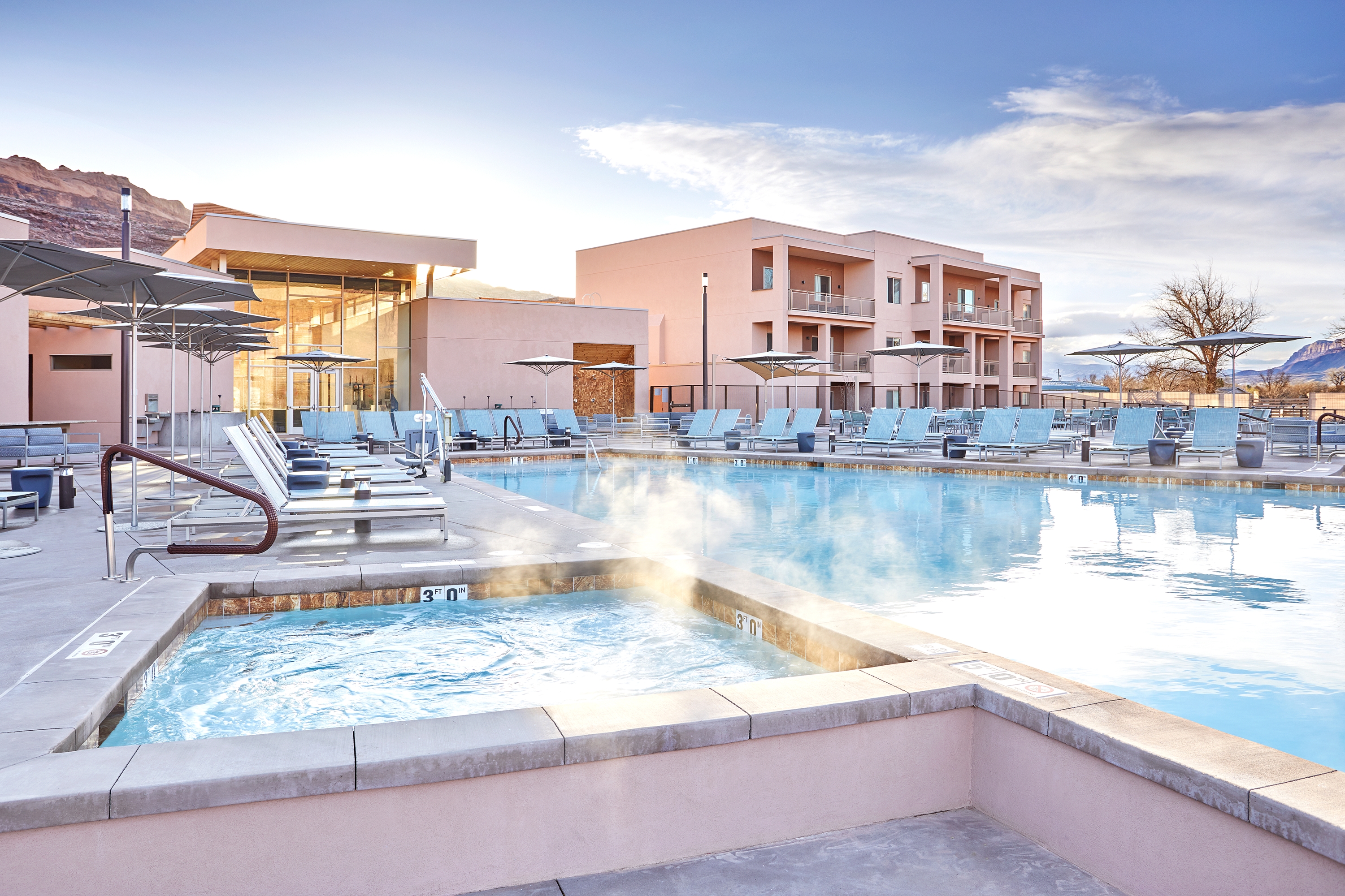 Pool at the EBAC Moab in Moab, Utah